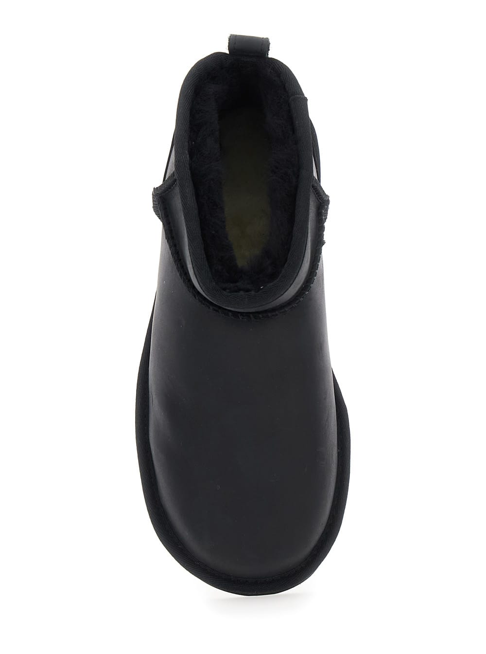 Ugg W Classic Ultramini Leather In Black