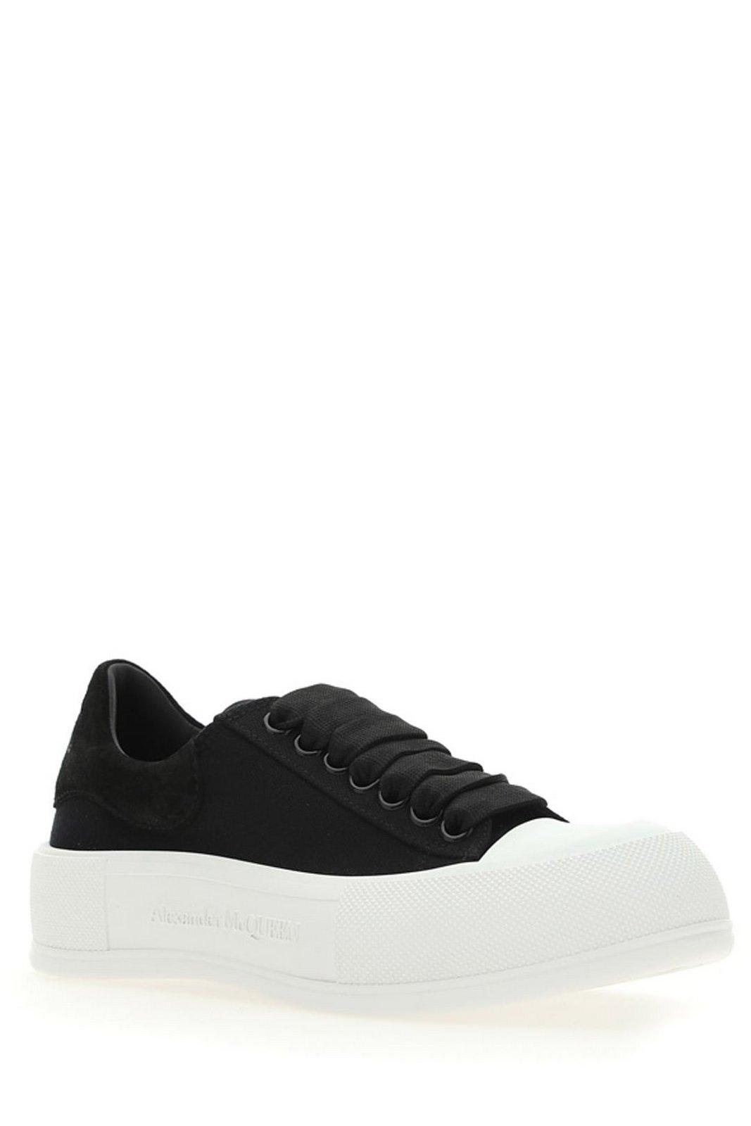 Alexander McQueen Lace-up Round-toe Sneakers