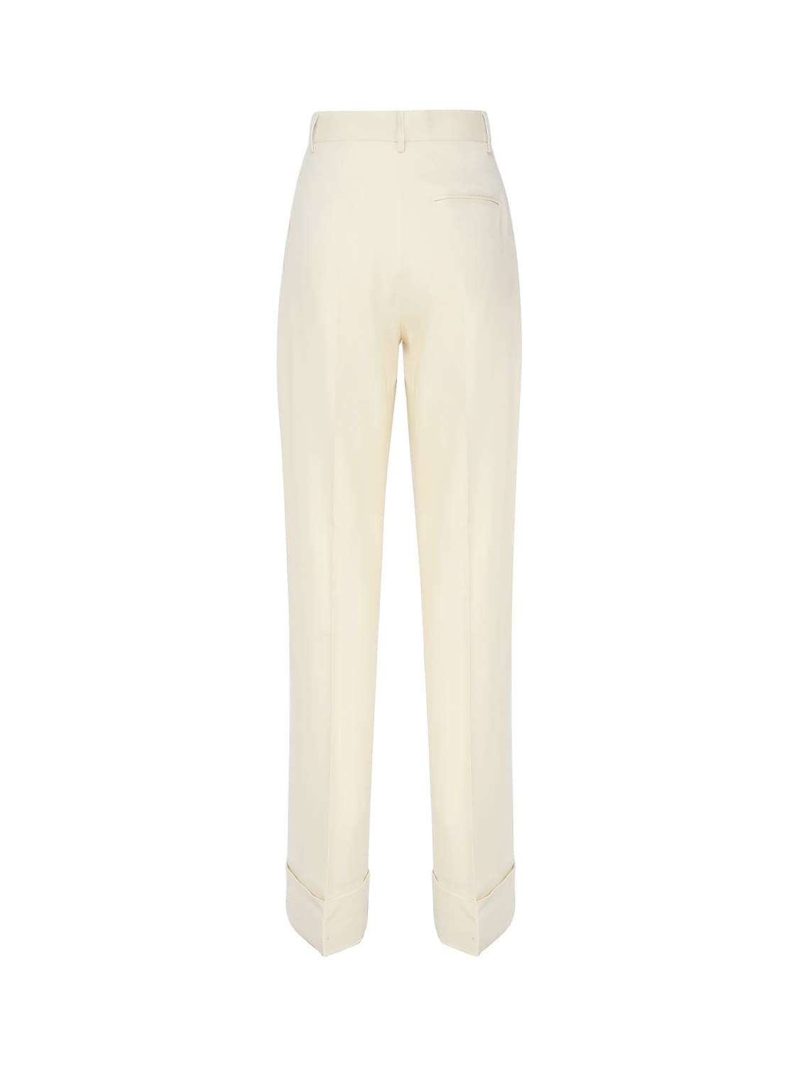 Shop The Andamane Nathalie Trousers In Linen Blend In Pale Yellow