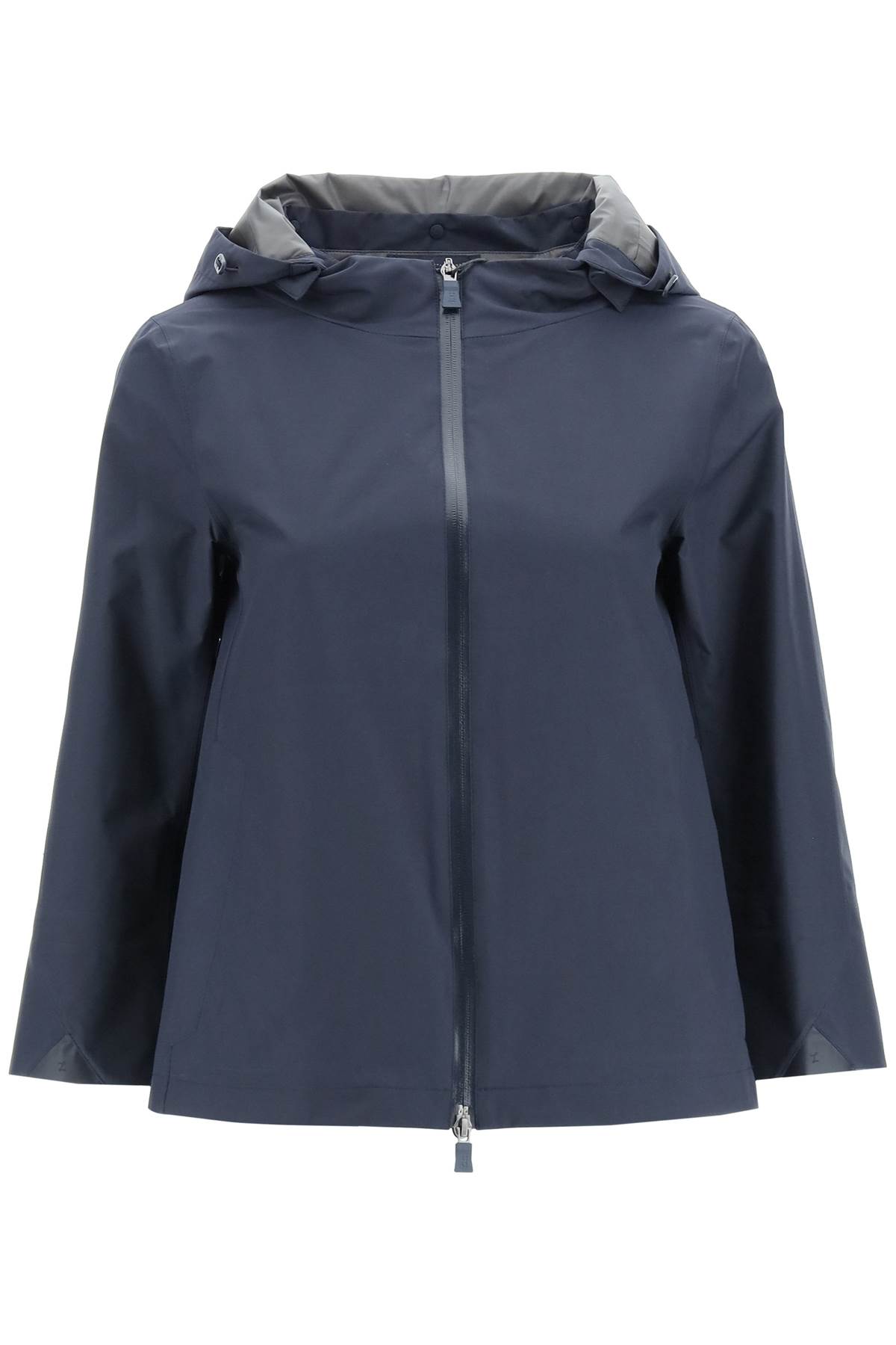 Herno Laminar Light Hooded Jacket In Gore-tex Paclite Shell