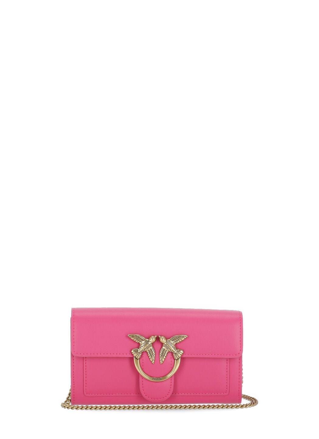 Pinko Love One Simply Wallet In Fuchsia