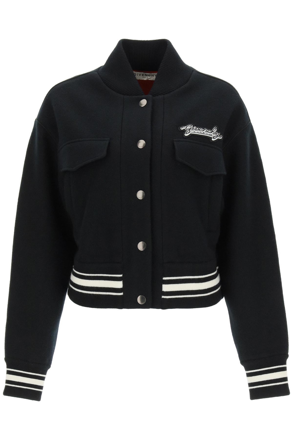 Givenchy Bomber Jacket With Logo Patch | Coshio Online Shop