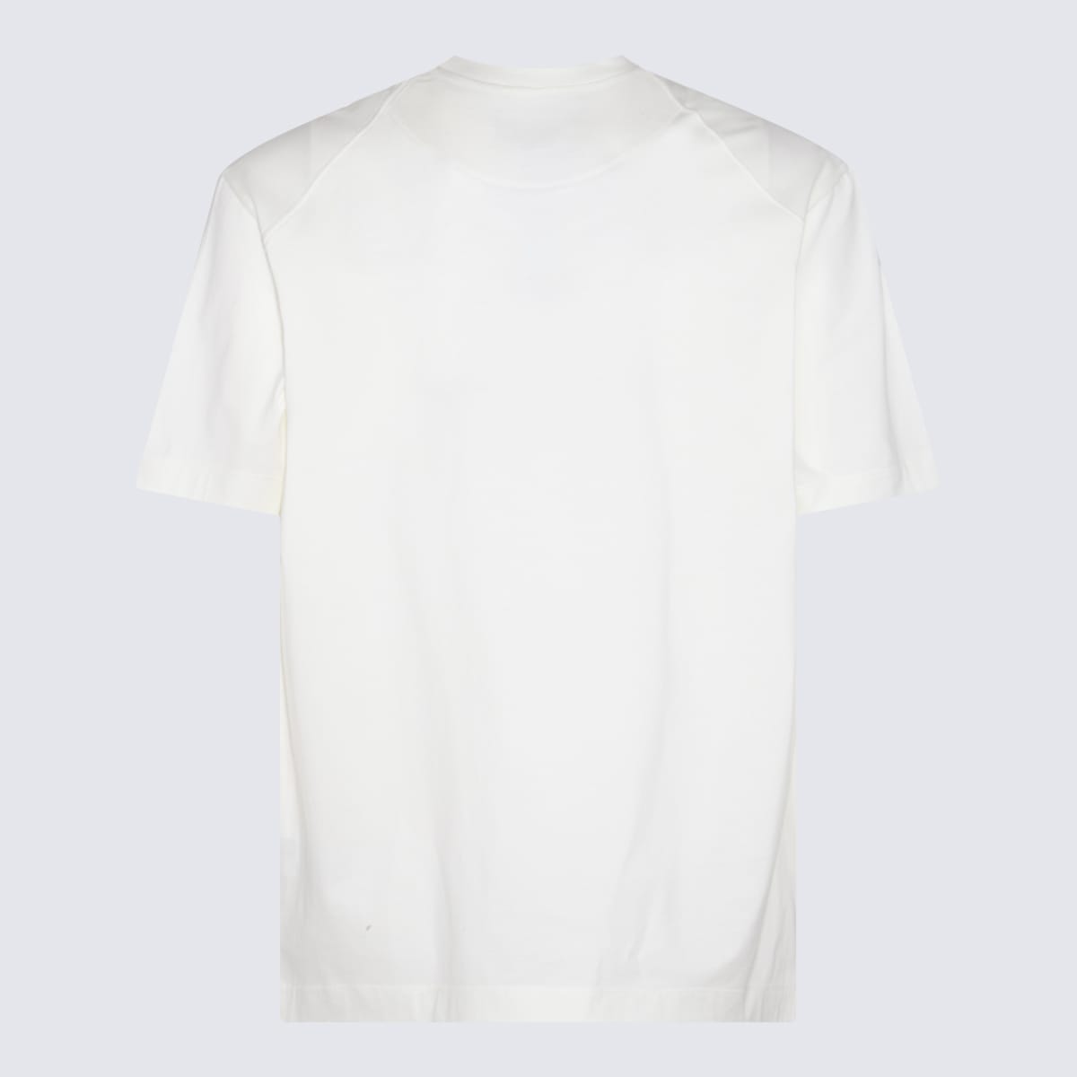 Shop Y-3 White Cotton T-shirt In Beige