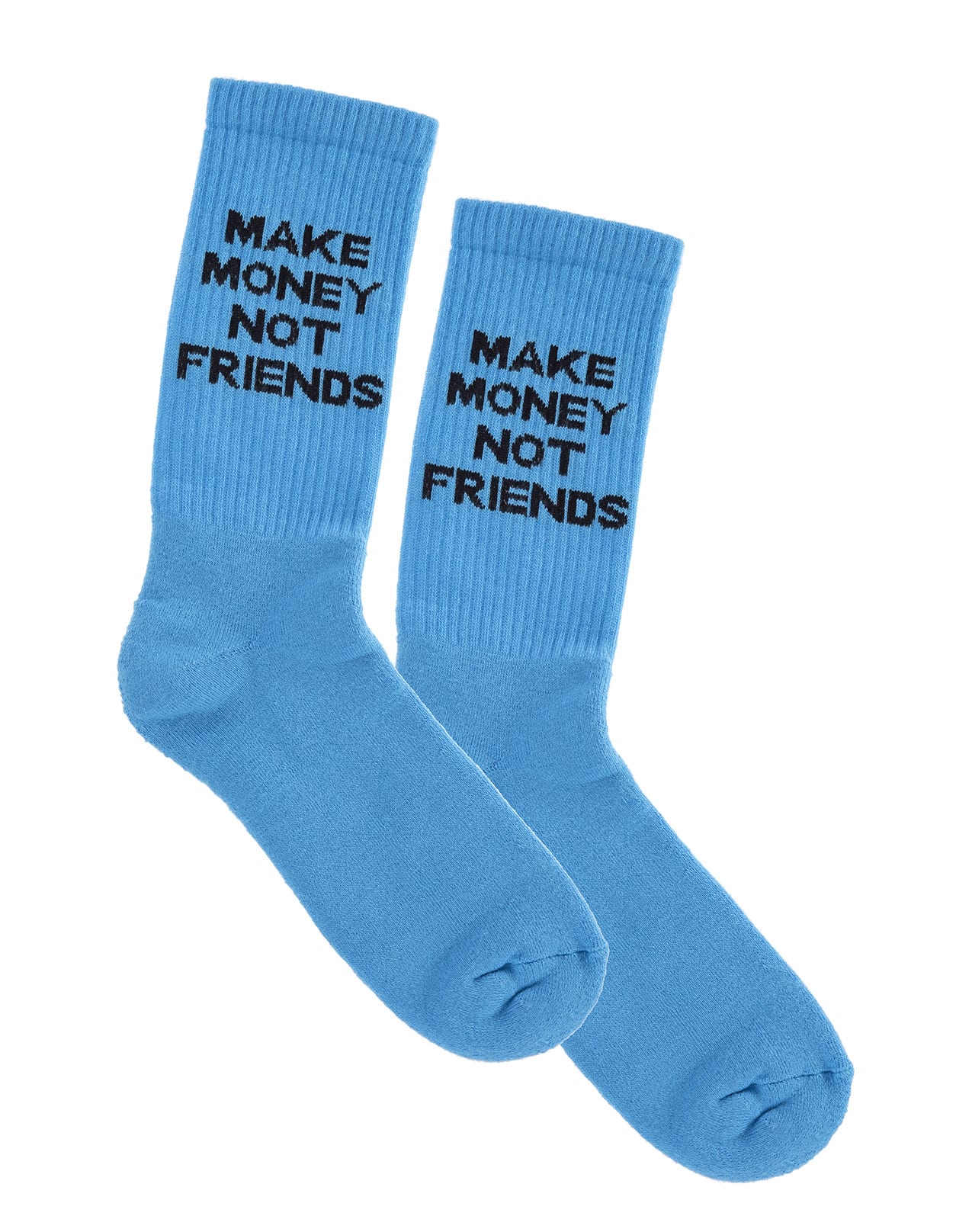 MAKE MONEY NOT FRIENDS LIGHT BLUE MAKE MONEY NOT FRIENDS SOCKS MA171002 AZZURRO