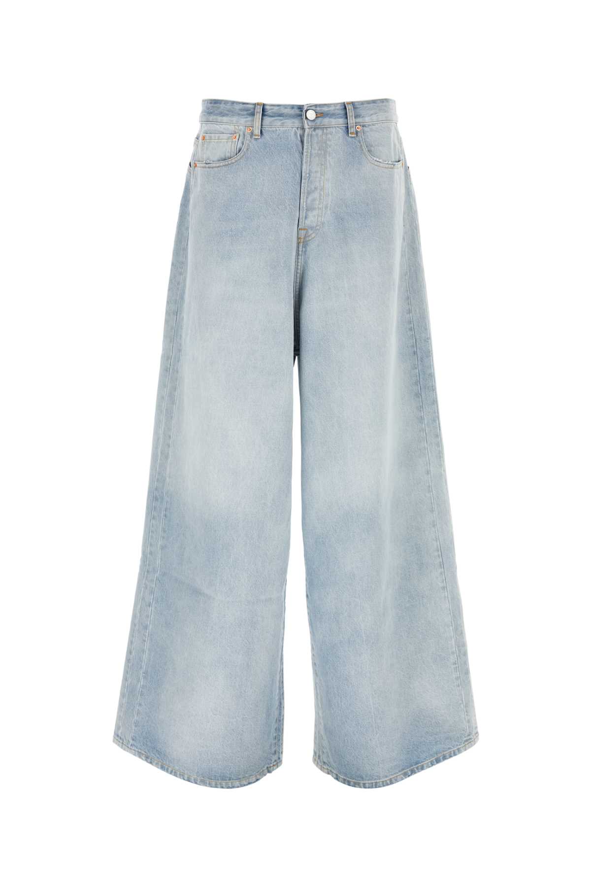 Shop Vetements Denim Wide-leg Jeans In Blue