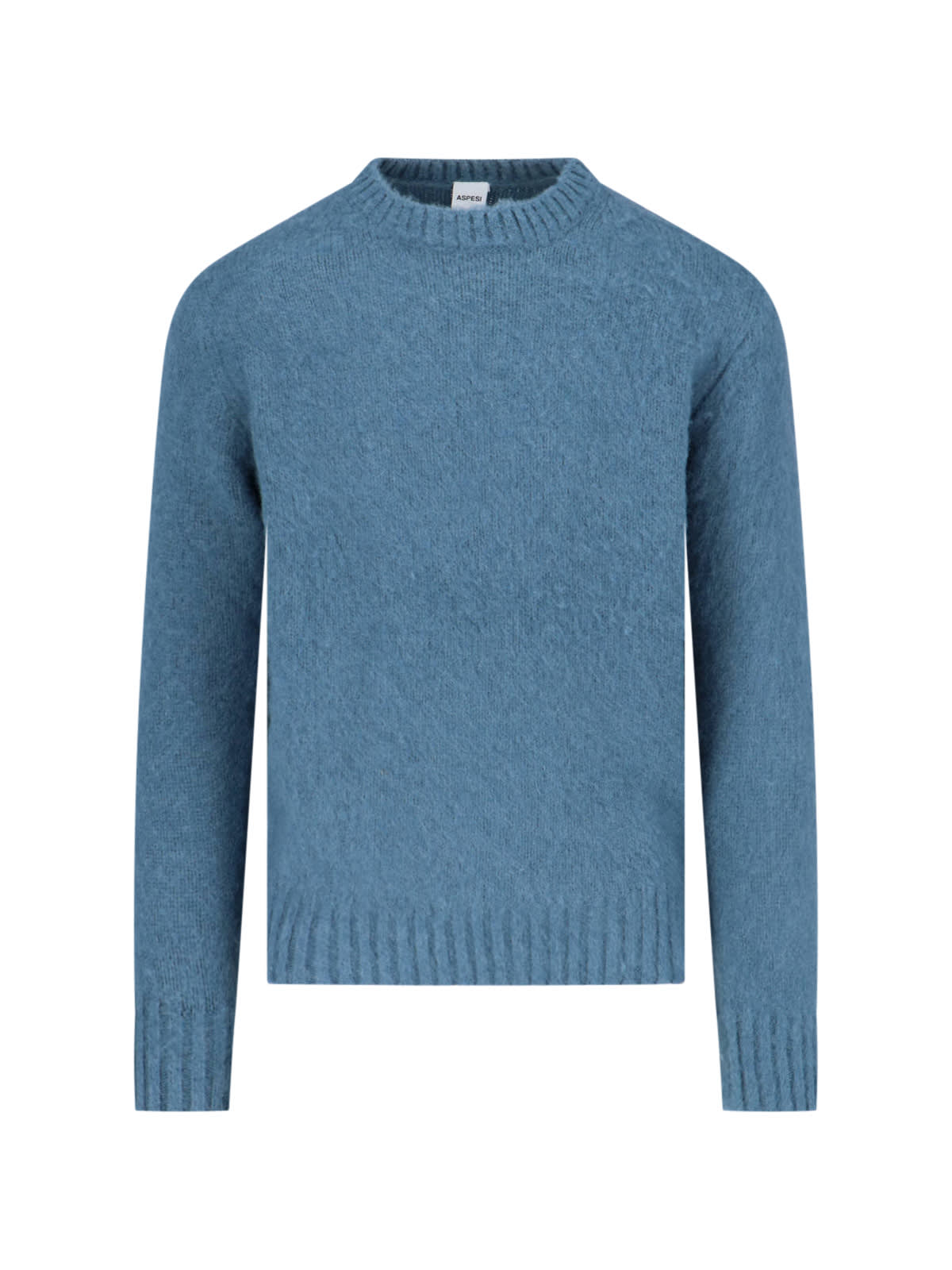 Shop Aspesi M183 Sweater In Blue