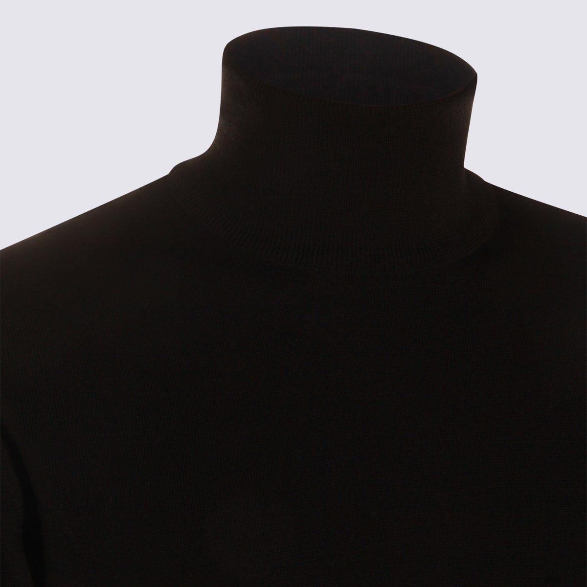 Altea Turtleneck Extrafine Merino Wool Sweater In Brown