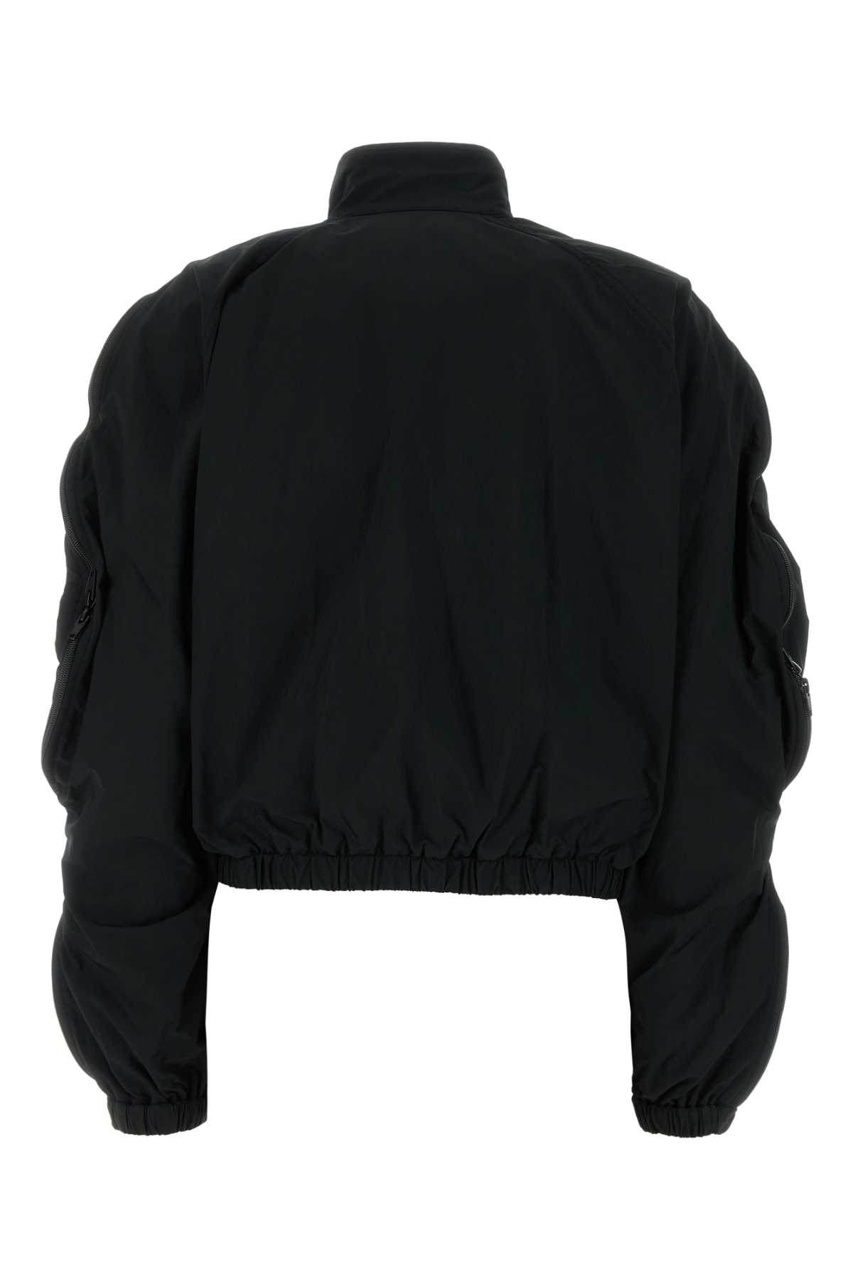 Alexander Wang T T By Alexander Wang Black Polyester Blend Jacket