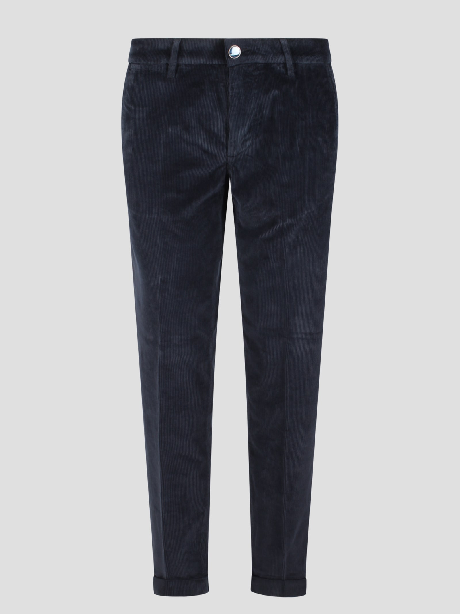 Shop Re-hash Ribbed Mucha Chinos Pant In Blue