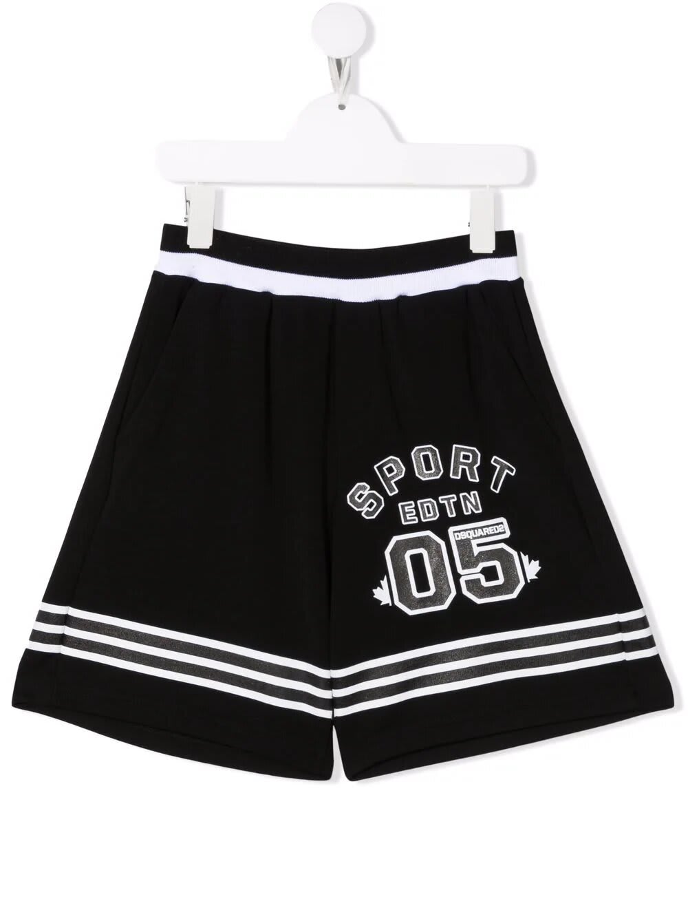 Dsquared2 sport Edtn.05 Kids Shorts In Black Acetate