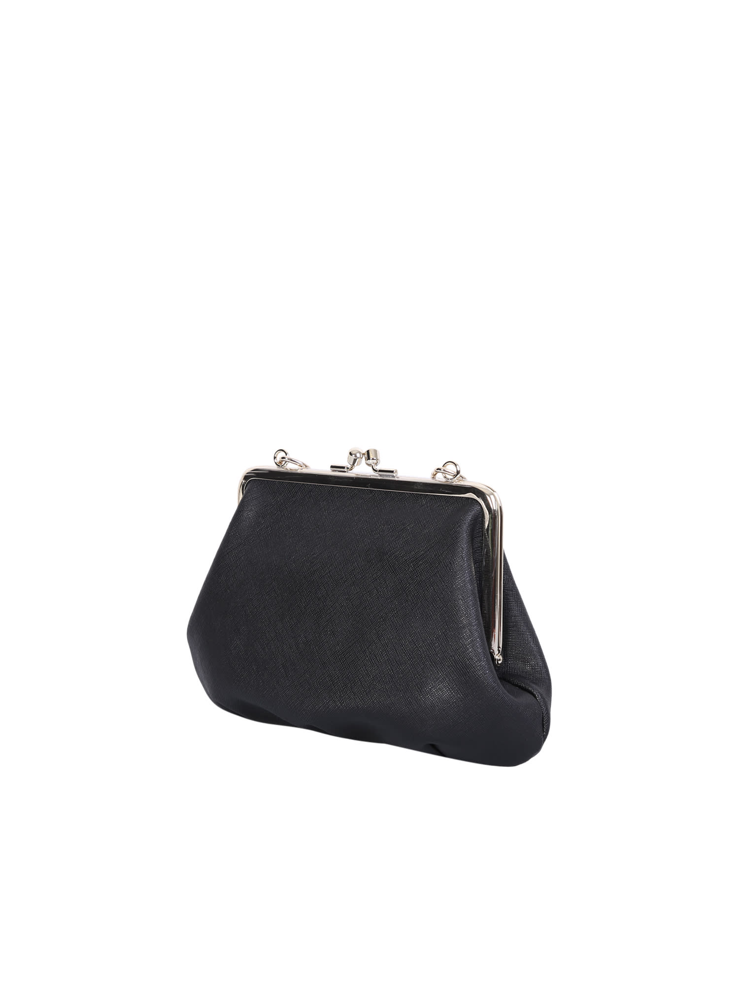 Shop Vivienne Westwood Granny Shoulder Bag In Black