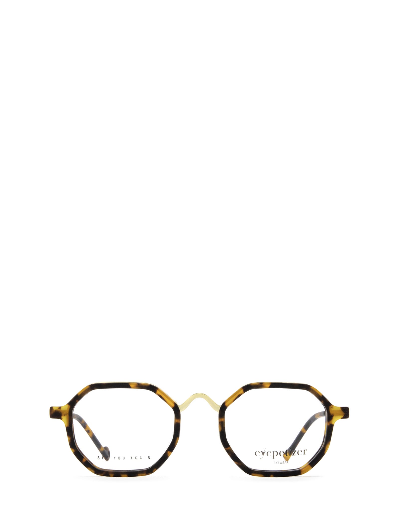 Eyepetizer Senequier Opt Dark Havana Matt And Gold Glasses
