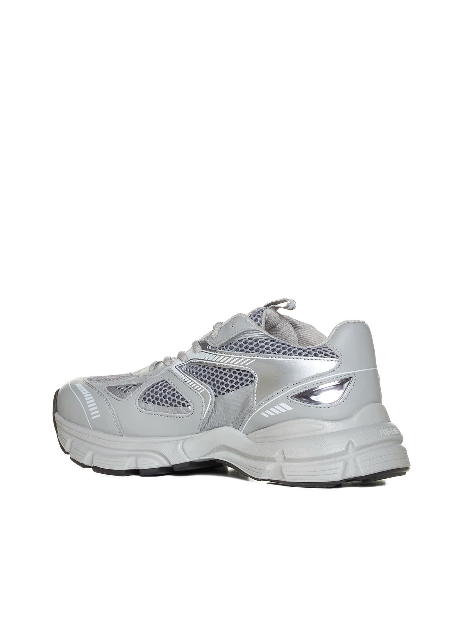Shop Axel Arigato Sneakers In Grey/silver