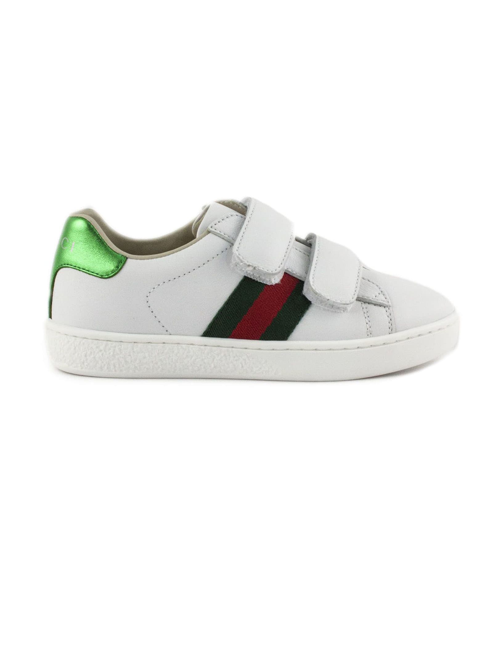 Gucci Ace White Leather Sneaker
