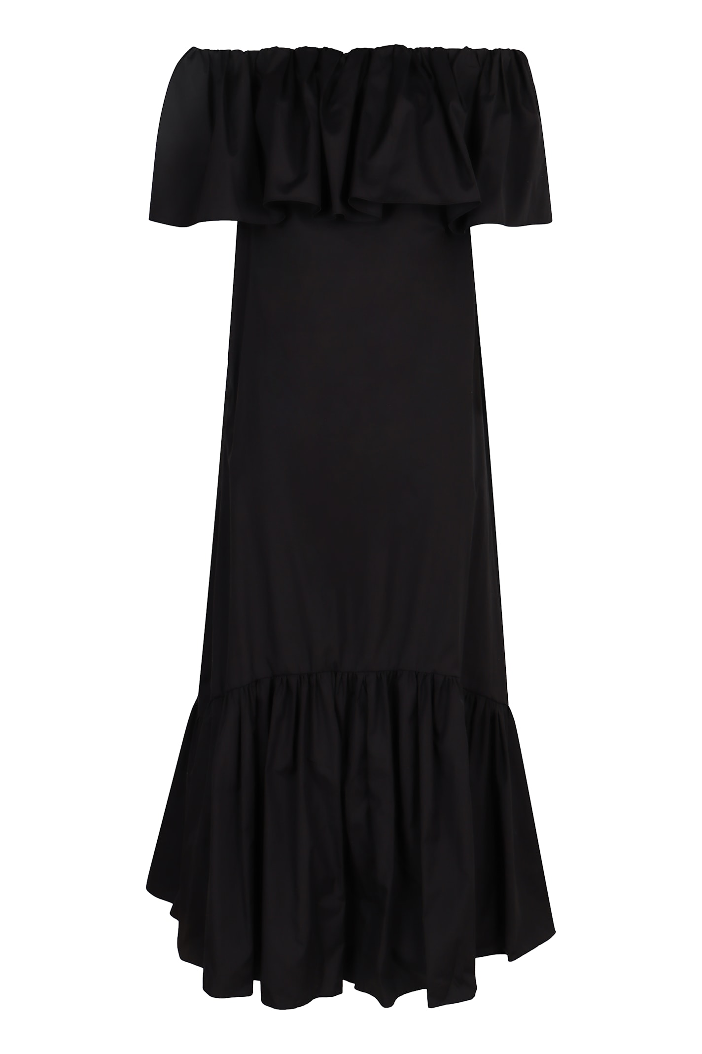 MAX MARA PETALI POPLIN MAXI DRESS