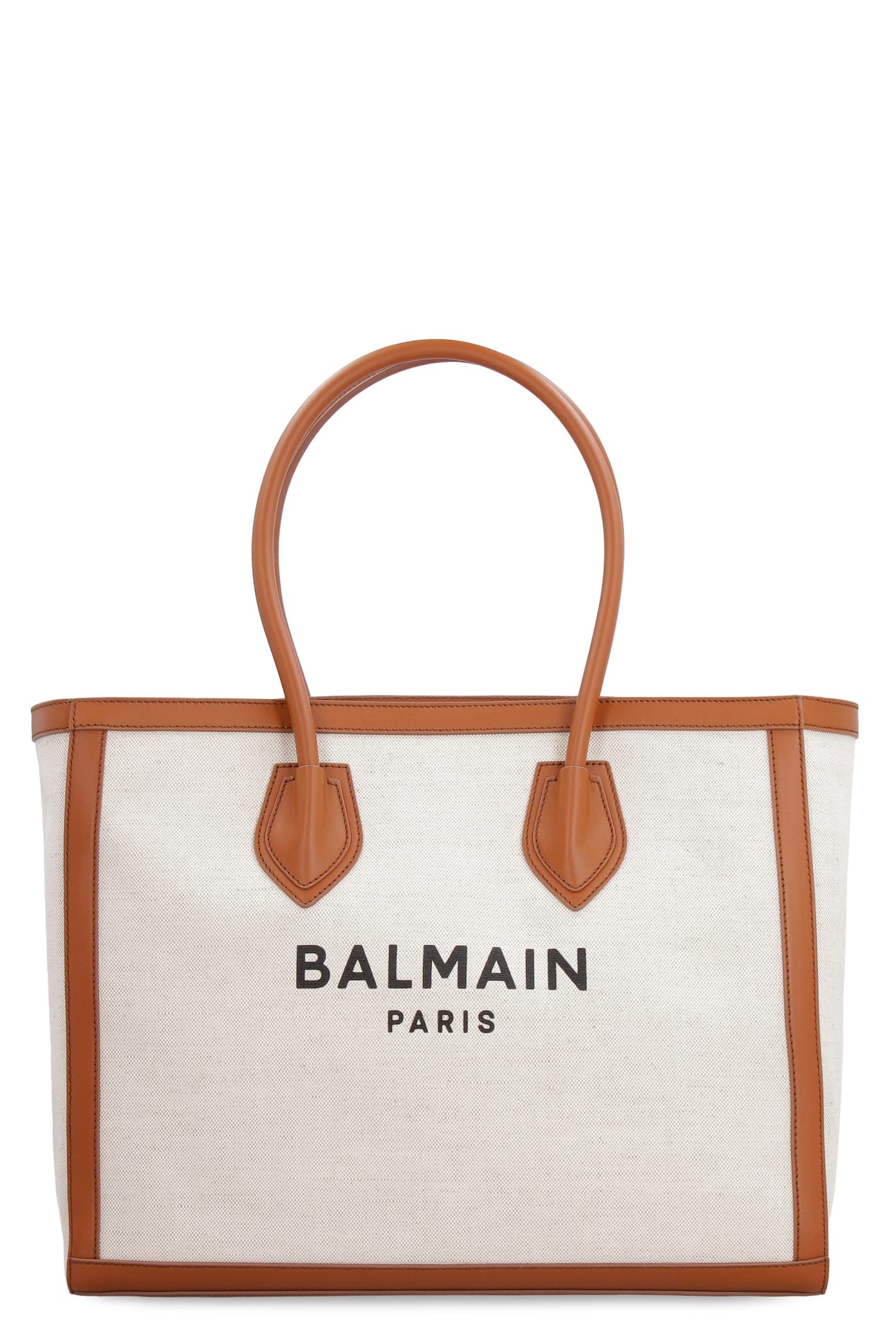 balmain canvas tote bolsa