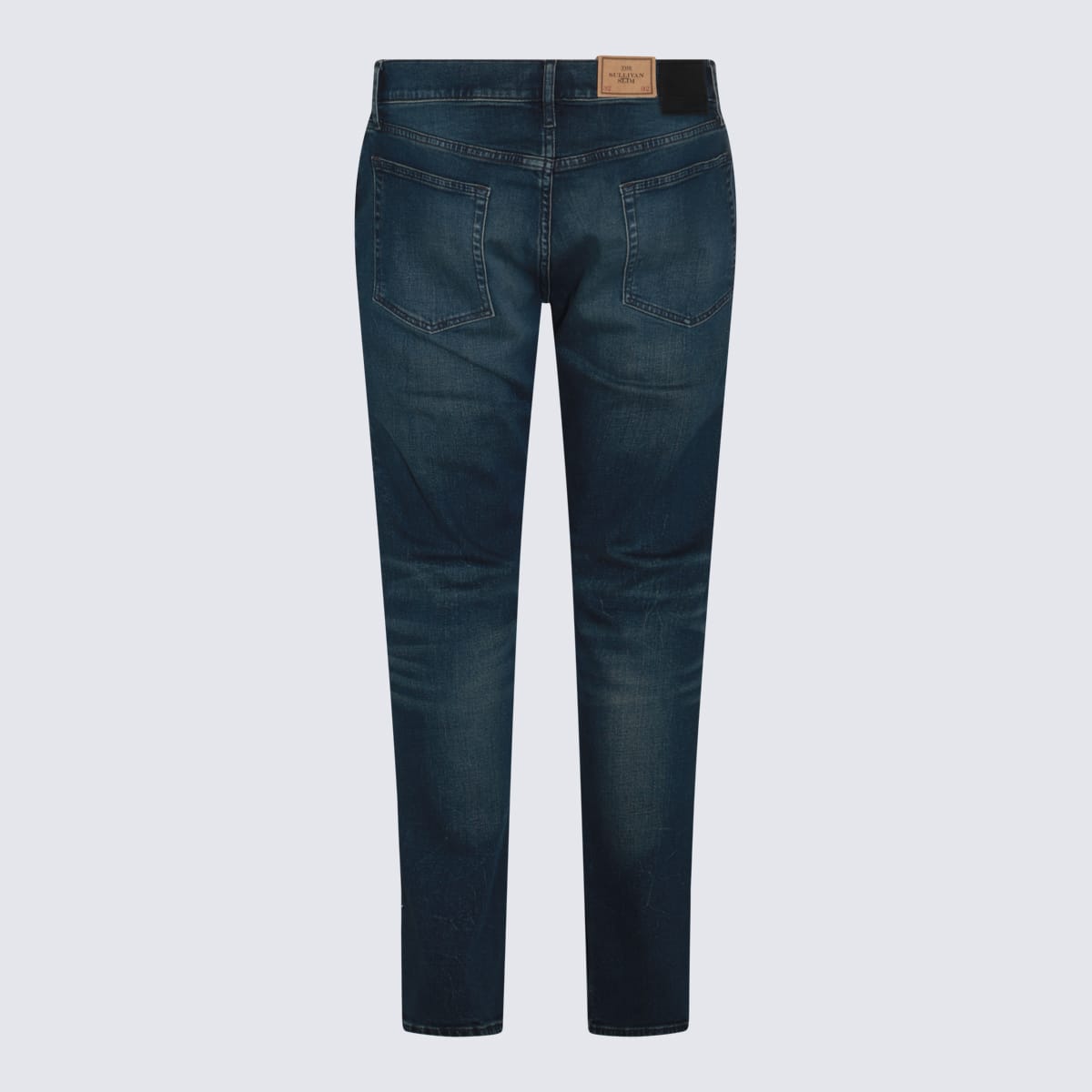 Shop Polo Ralph Lauren Dark Blue Cotton Denim Jeans In Myers V3