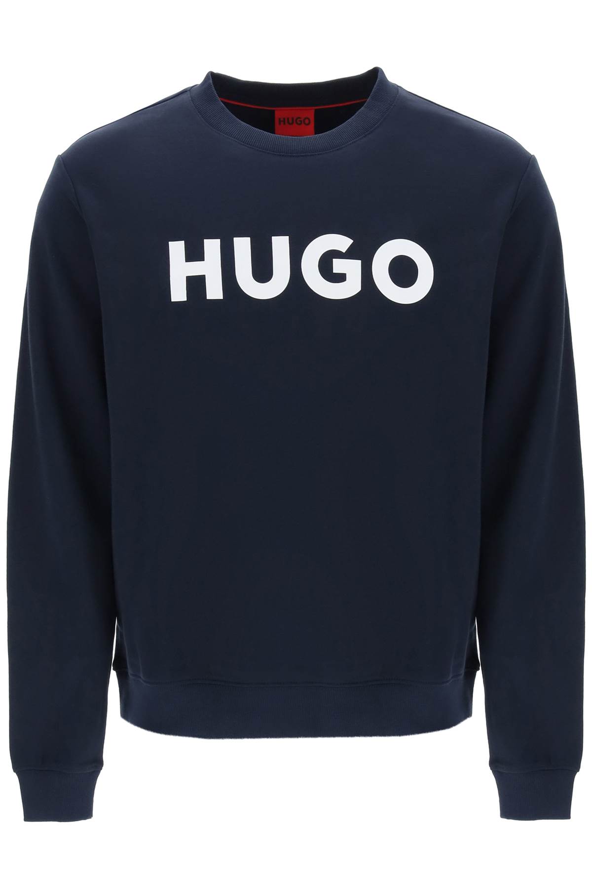 Hugo Boss Dem Logo Sweatshirt In Dark Blue (blue)