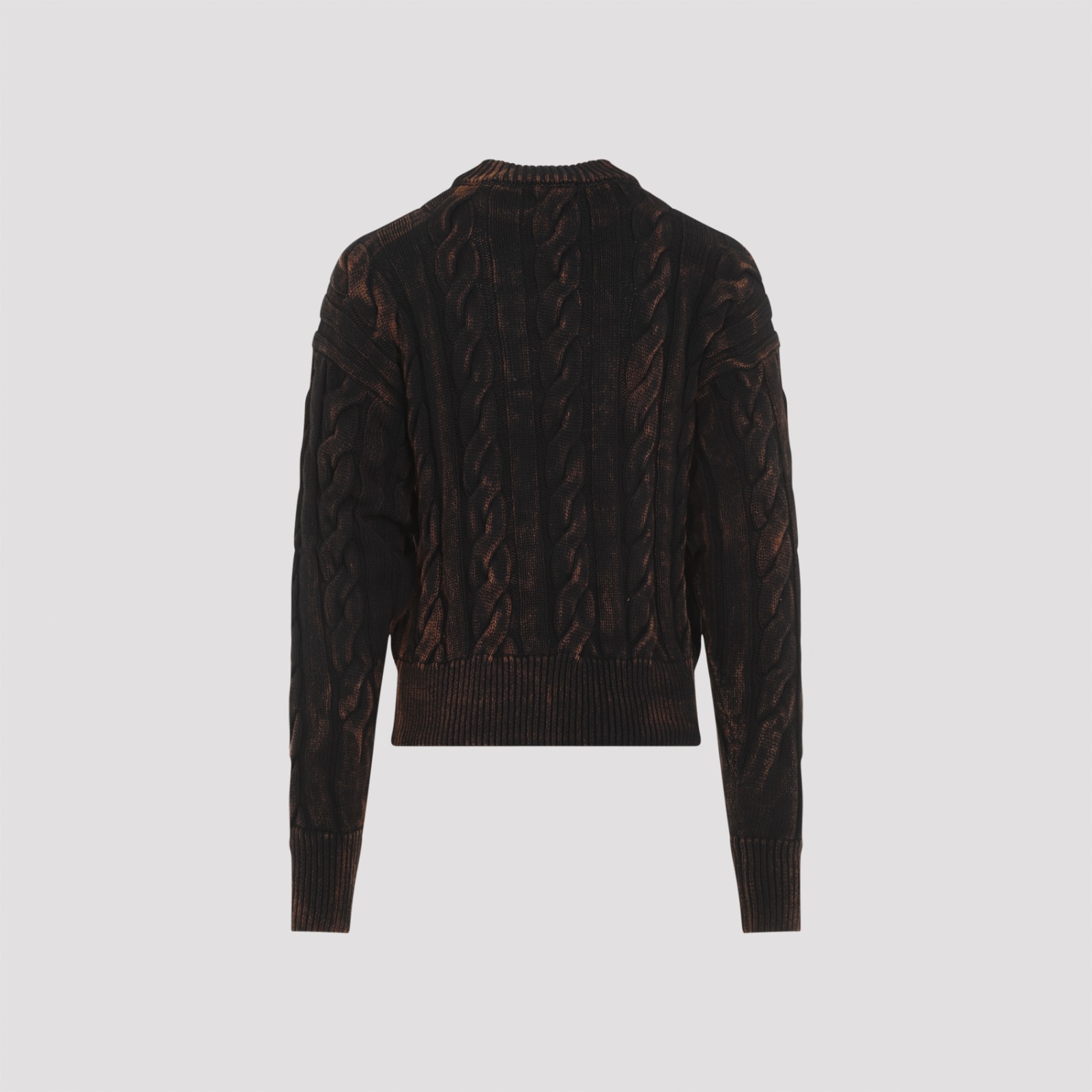 Shop Egonlab Oversized Knit Sweater In Black