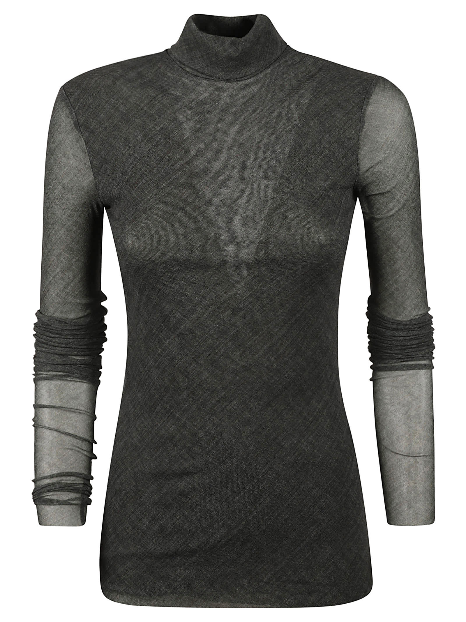 Shop Philosophy Di Lorenzo Serafini High-neck Slim Fit Sweater In Anthracite