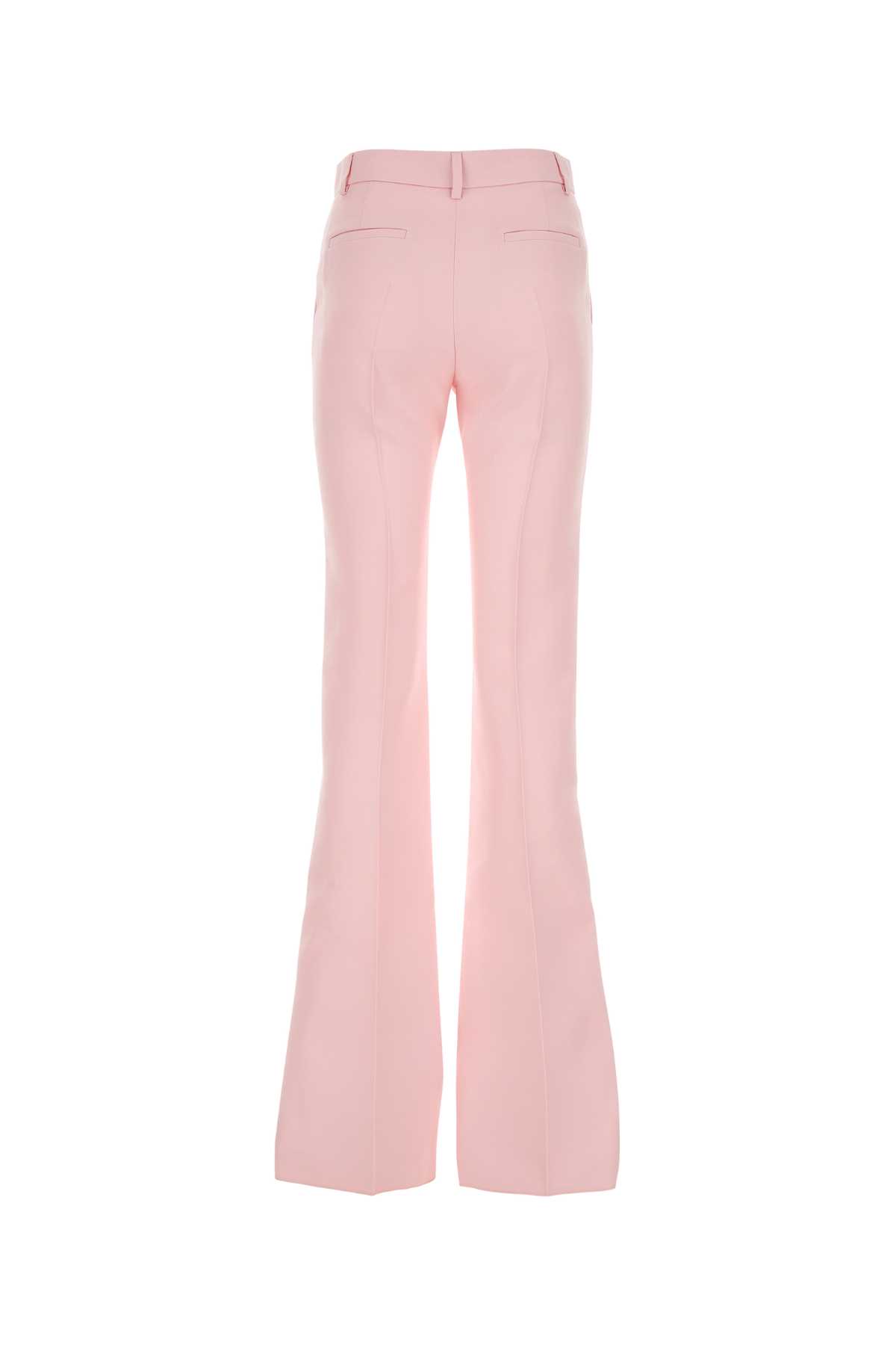 Shop Valentino Pastel Pink Crepe Pant In Taffy