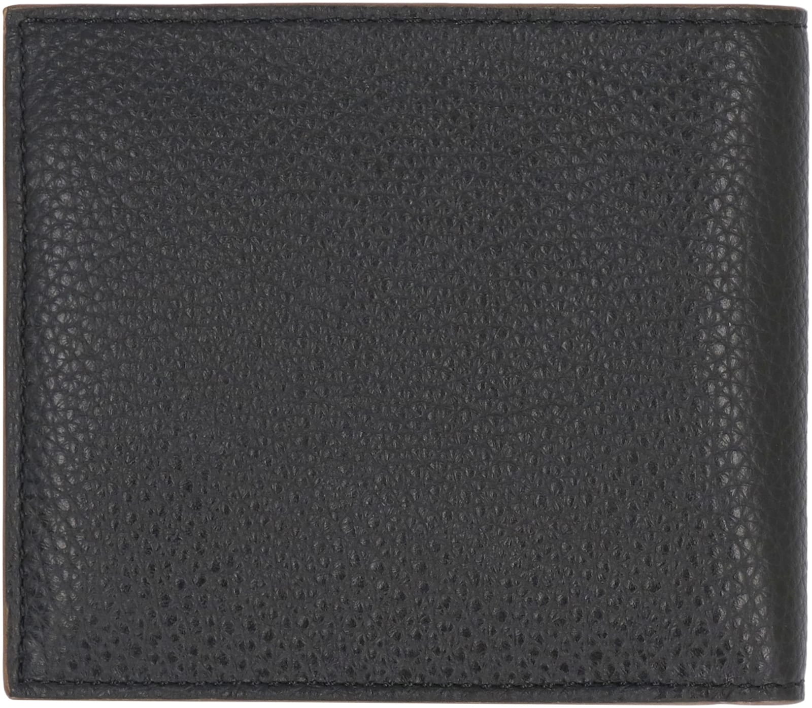 Moorer Grained-leather Wallet In Black