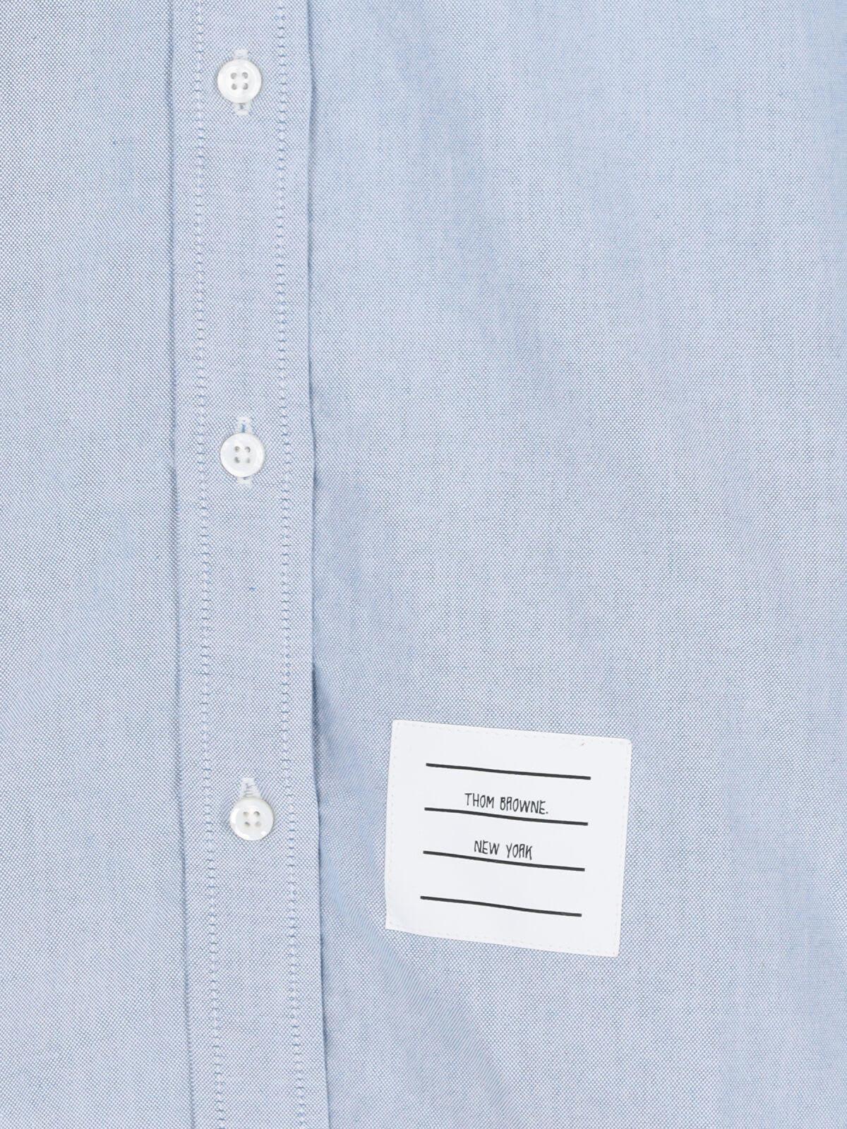 Shop Thom Browne Chemisier Dress In Light Blue