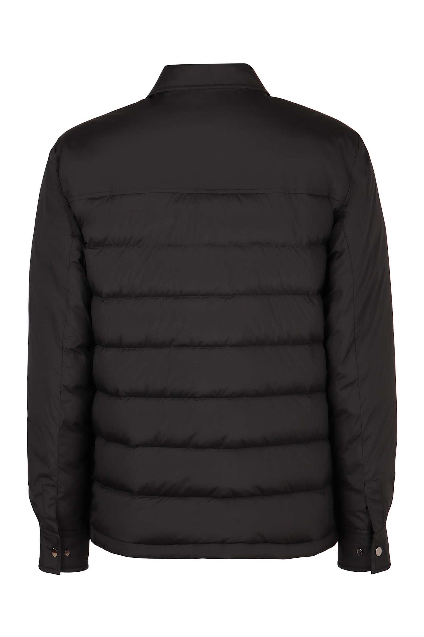 Shop Moncler Bassies Nylon Jacket In Black