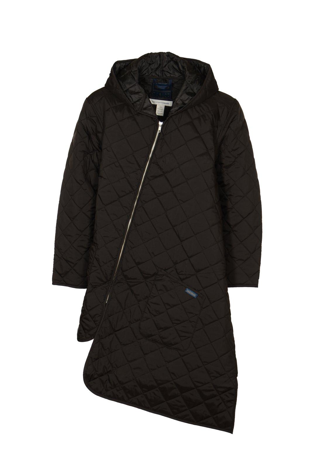 Quilted Asymmetric Parka