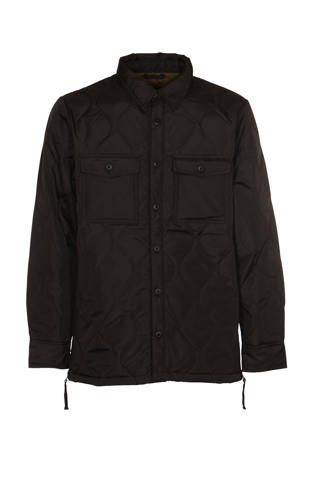 Patched Pocket Quilted Jacket