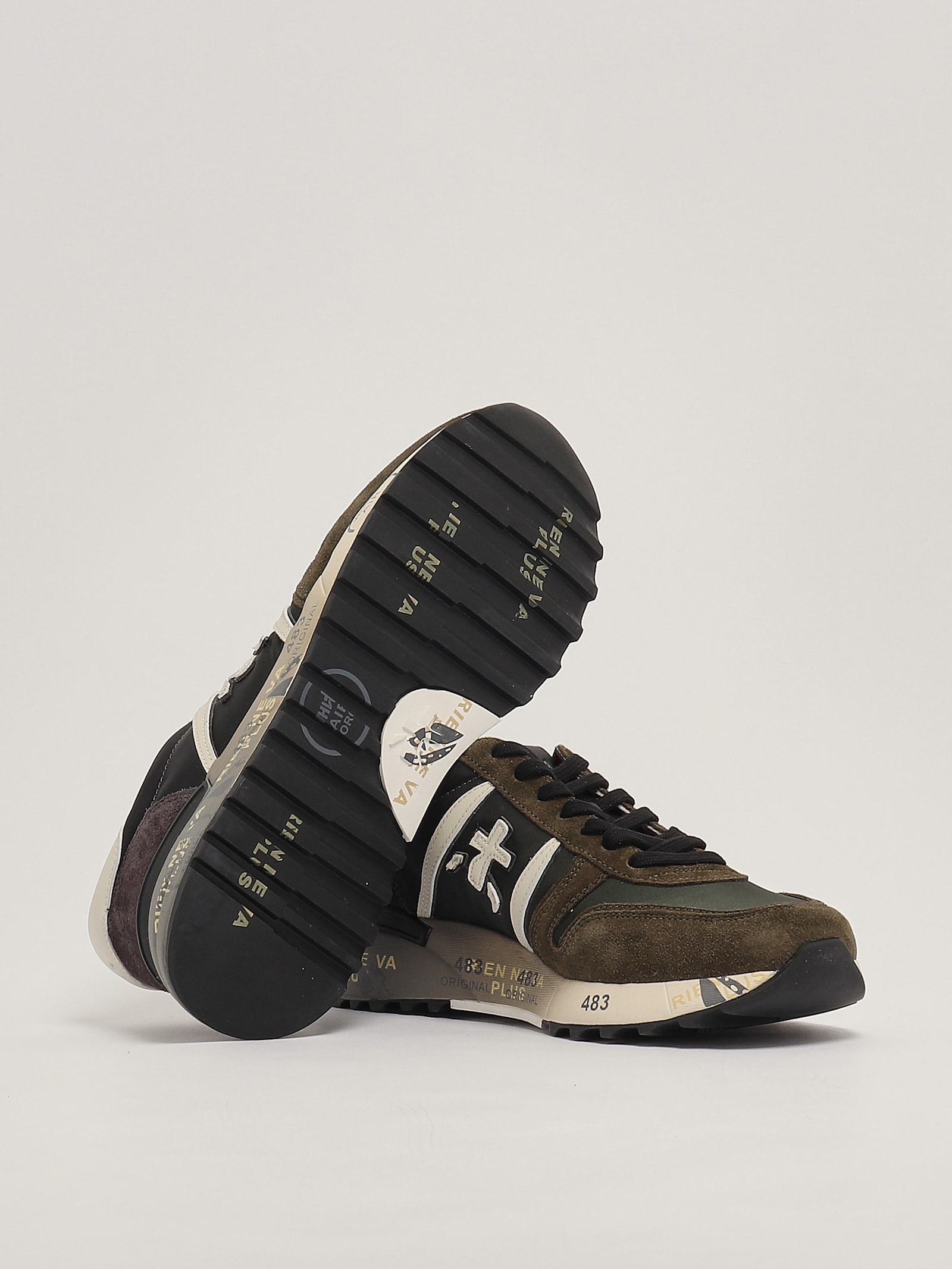 Shop Premiata Lander Sneaker In Fango