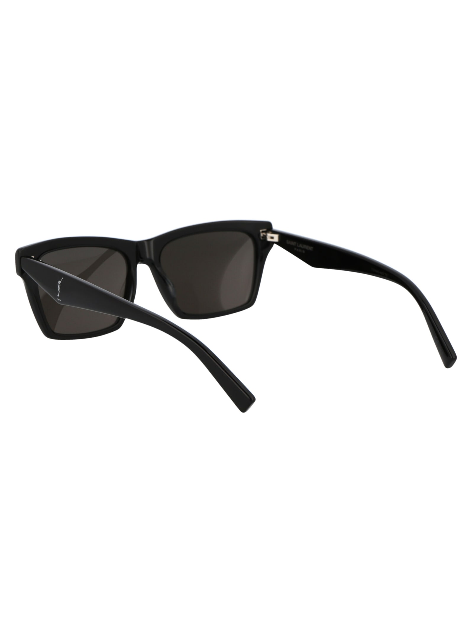Shop Saint Laurent Sl M104 Sunglasses In 002 Black Black Black