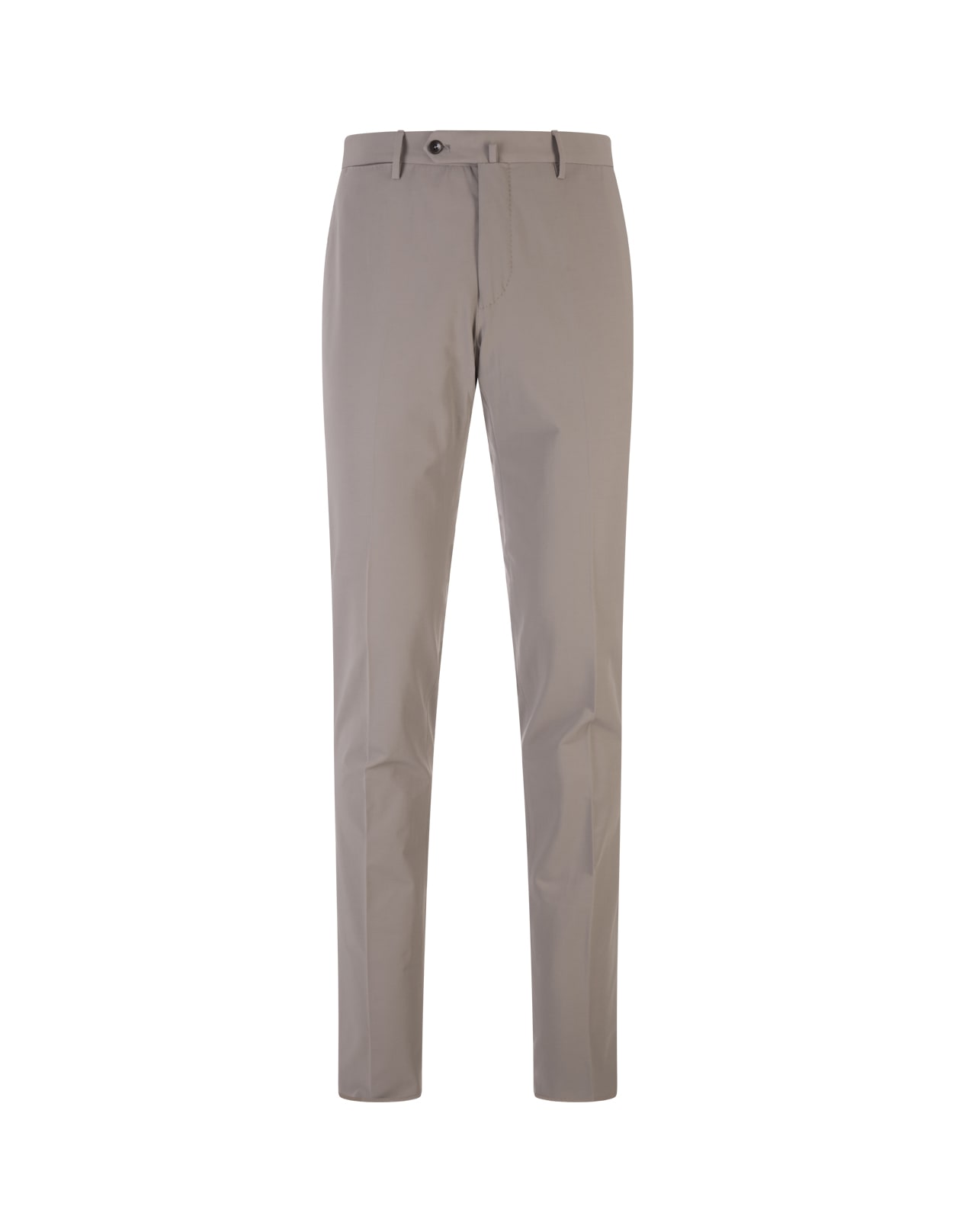 PT01 Man Classic Trousers In Sand Stretch Technical Fabric