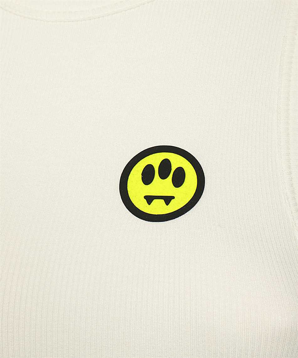 Barrow Logo-print Cropped Top In White