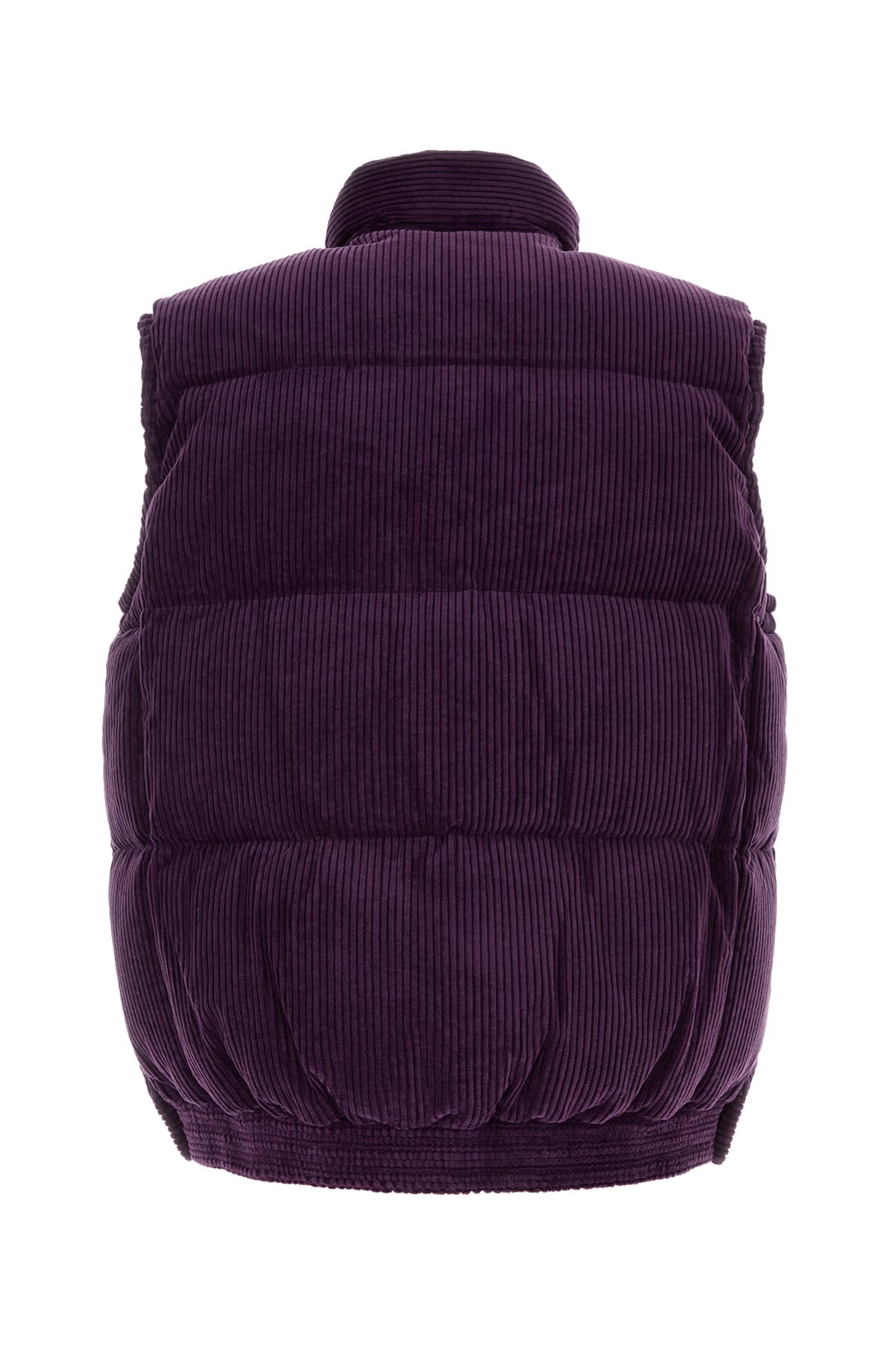 Sacai Purple Corduroy Down Jacket In Purple
