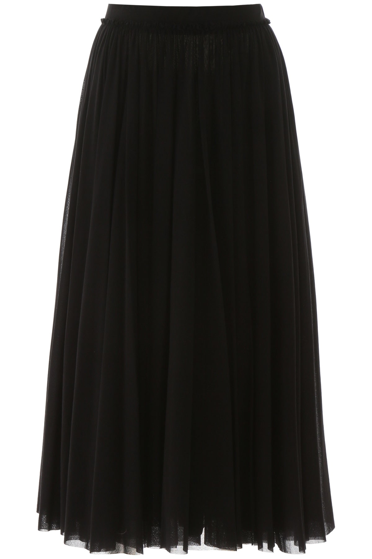 Jil Sander Tulle Skirt In Black (black)