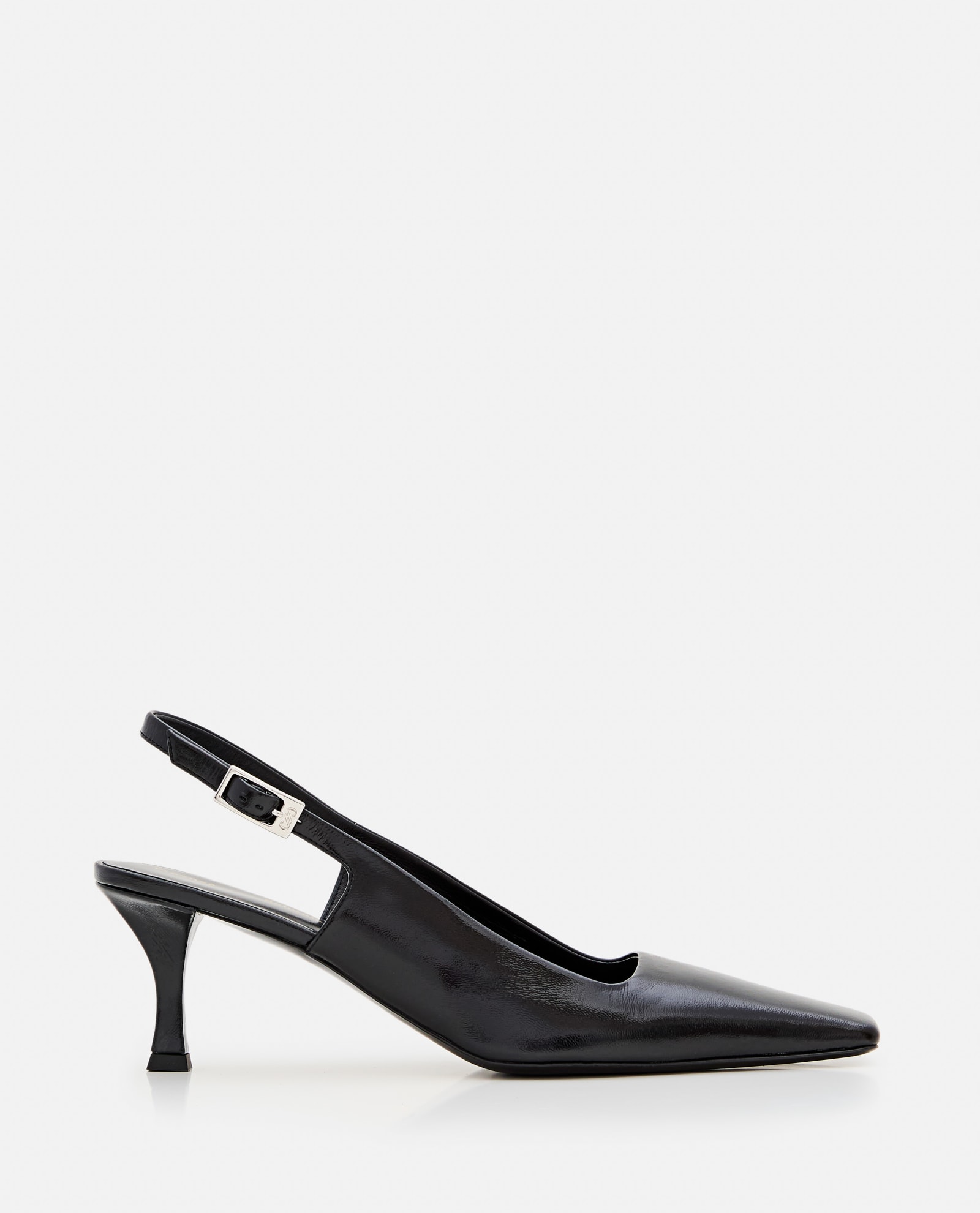 Shop Proenza Schouler Trap Slingback Pumps In Black