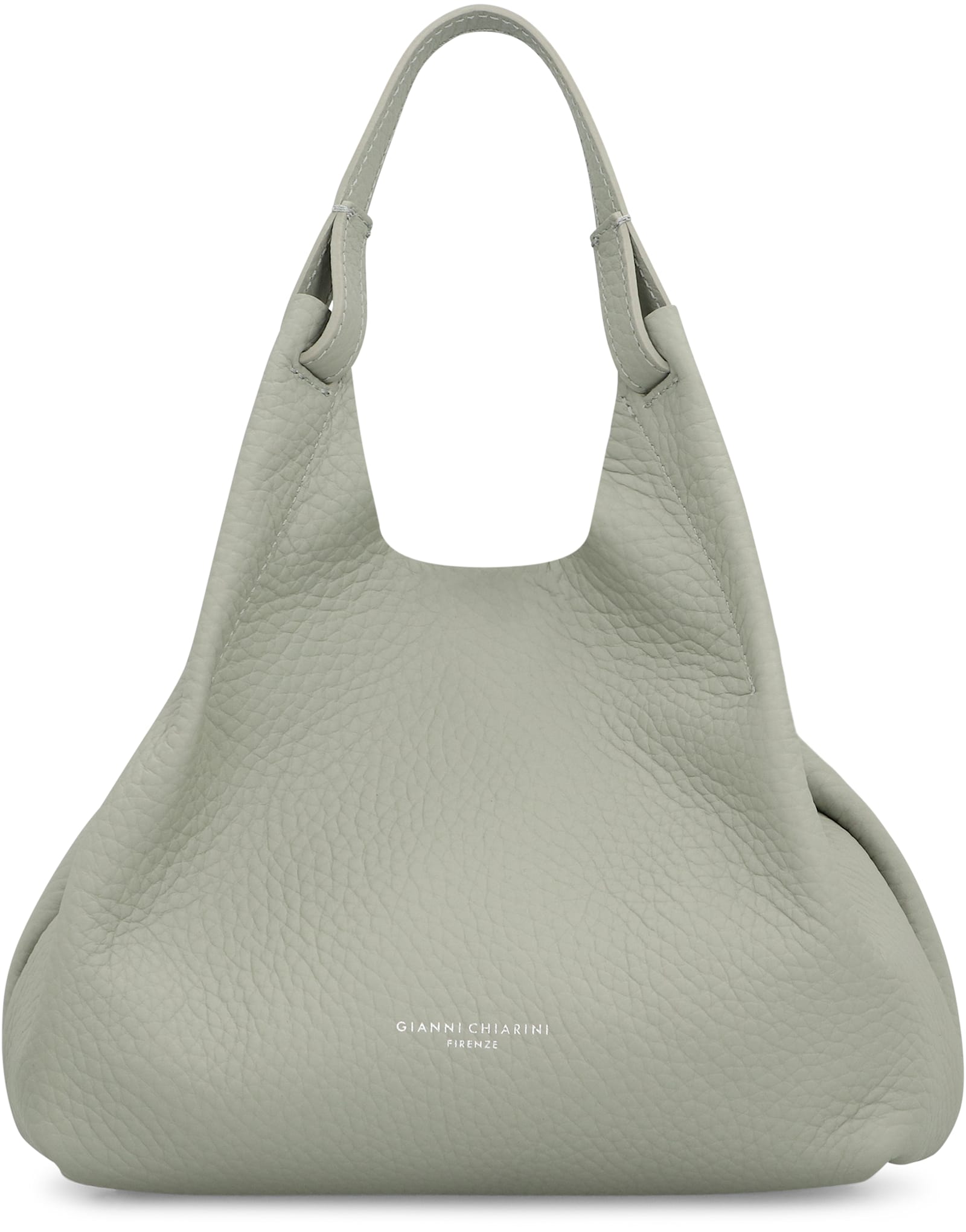 Gianni Chiarini Dua Leather Handbag In Gray