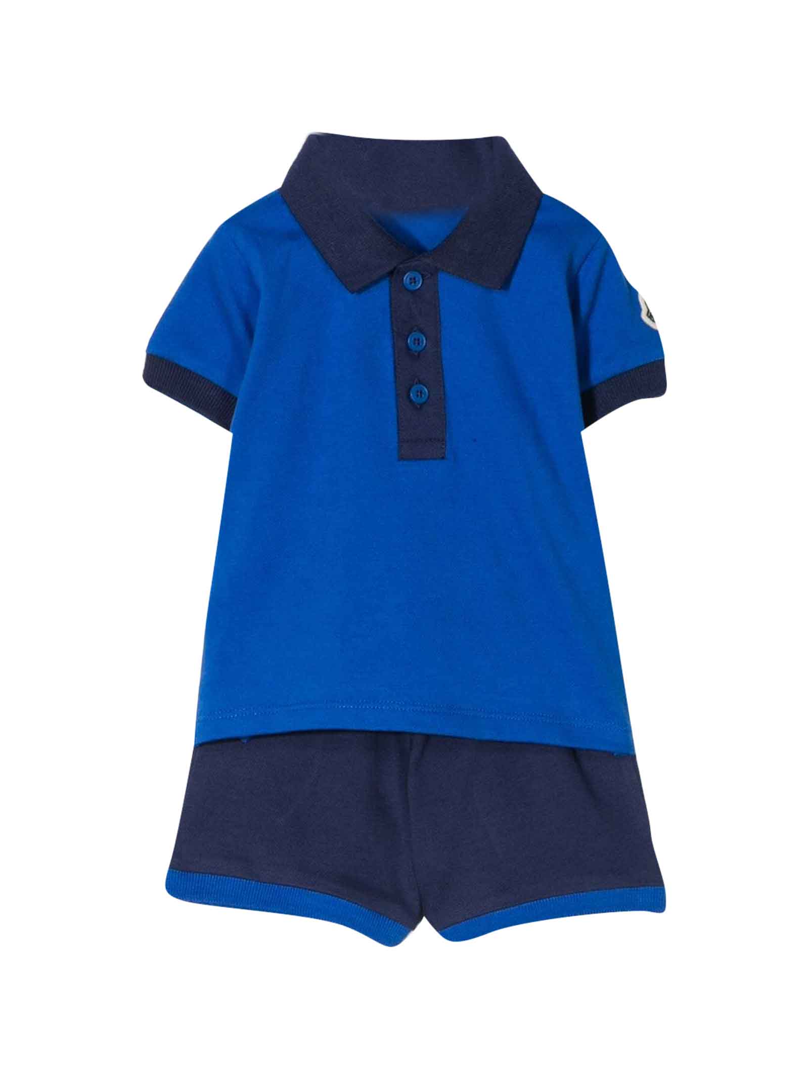 baby blue moncler shirt