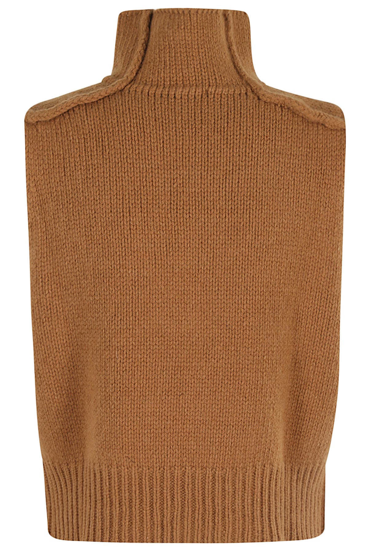 Shop Roberto Collina Slipover Mock Neck In Vicuna