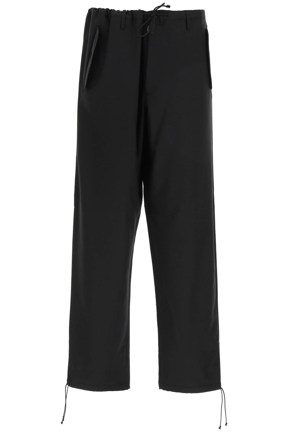 Maison Margiela Wool Blend Trousers With Drawstring