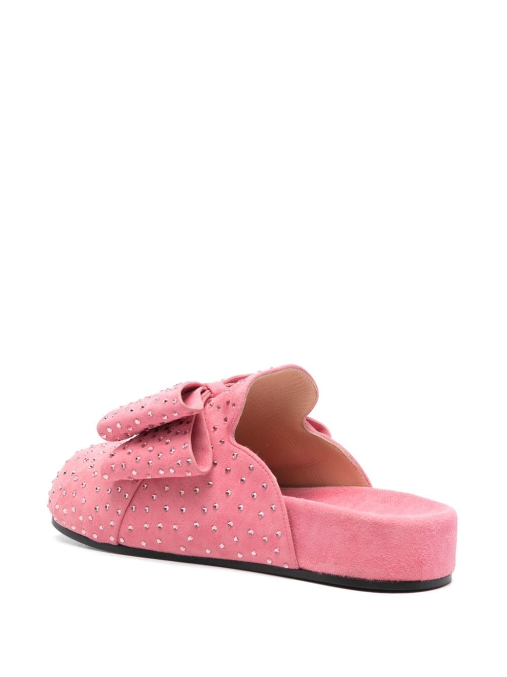 Mach &amp; Mach Le Cadeau Leather Mules In Pink