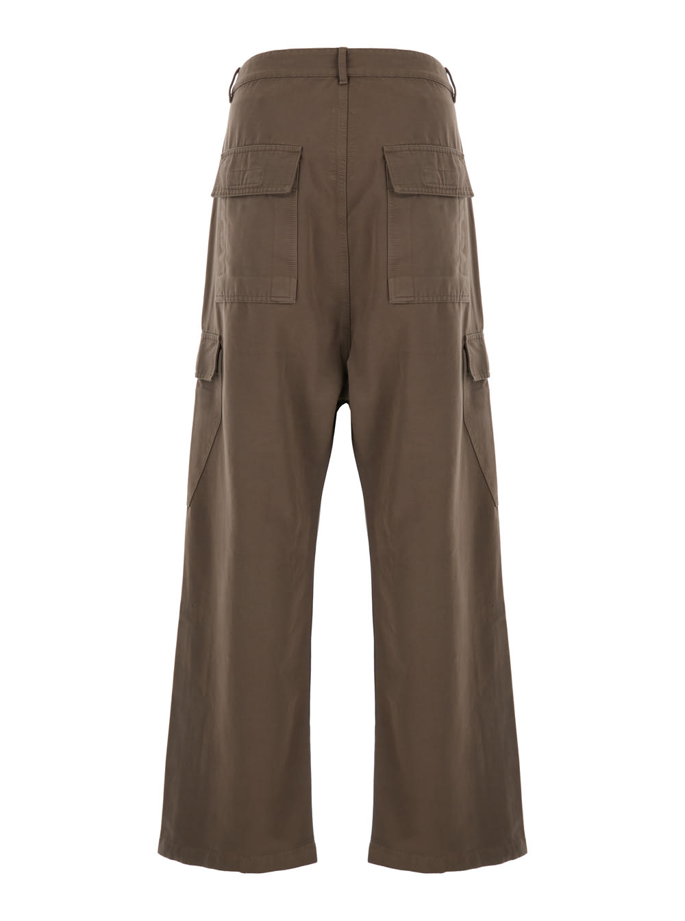 Shop Drkshdw Brown Cargo Trousers In Cotton Man In Beige