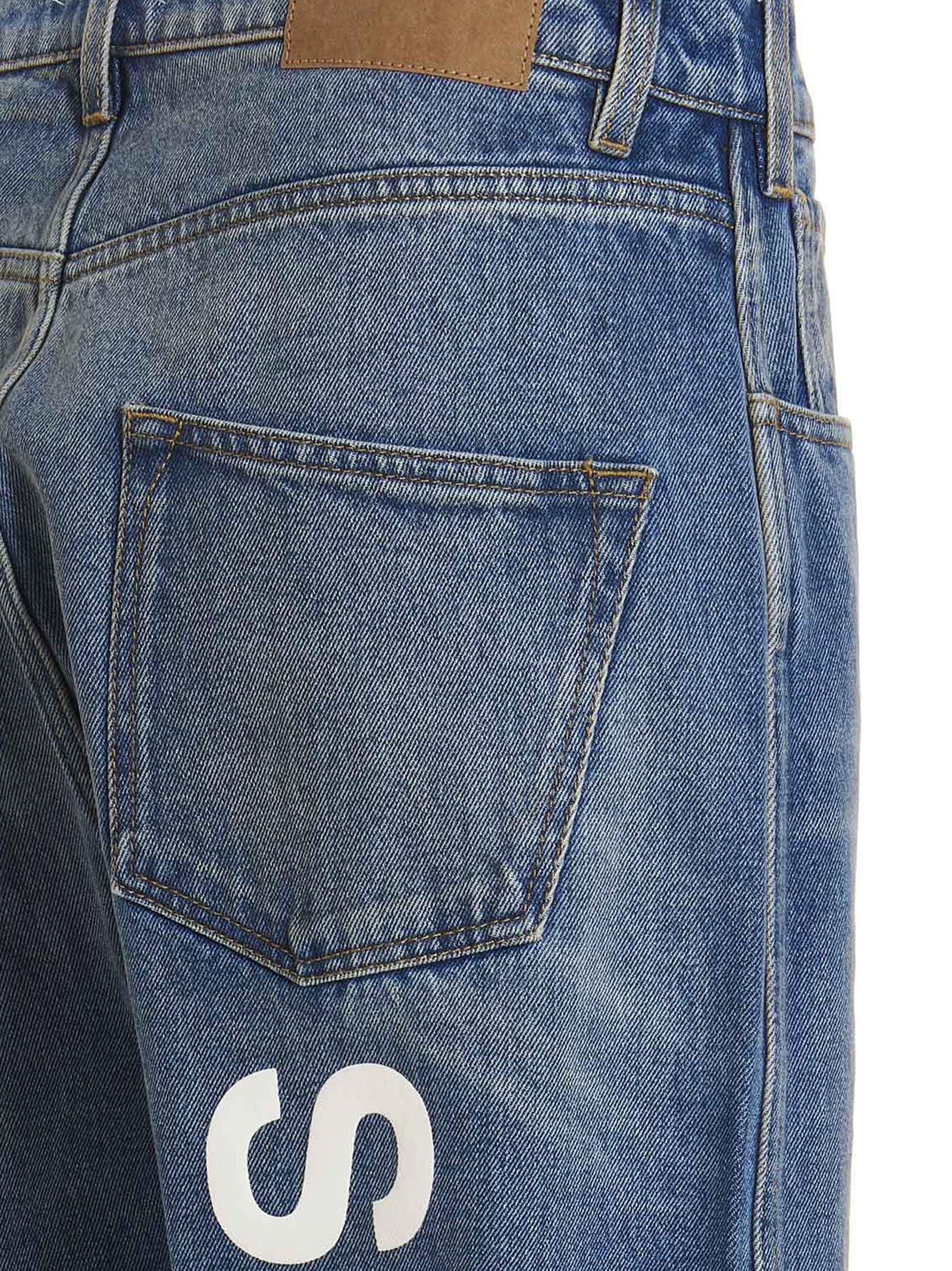 Shop 1989 Studio Graphic Jeans In Blue