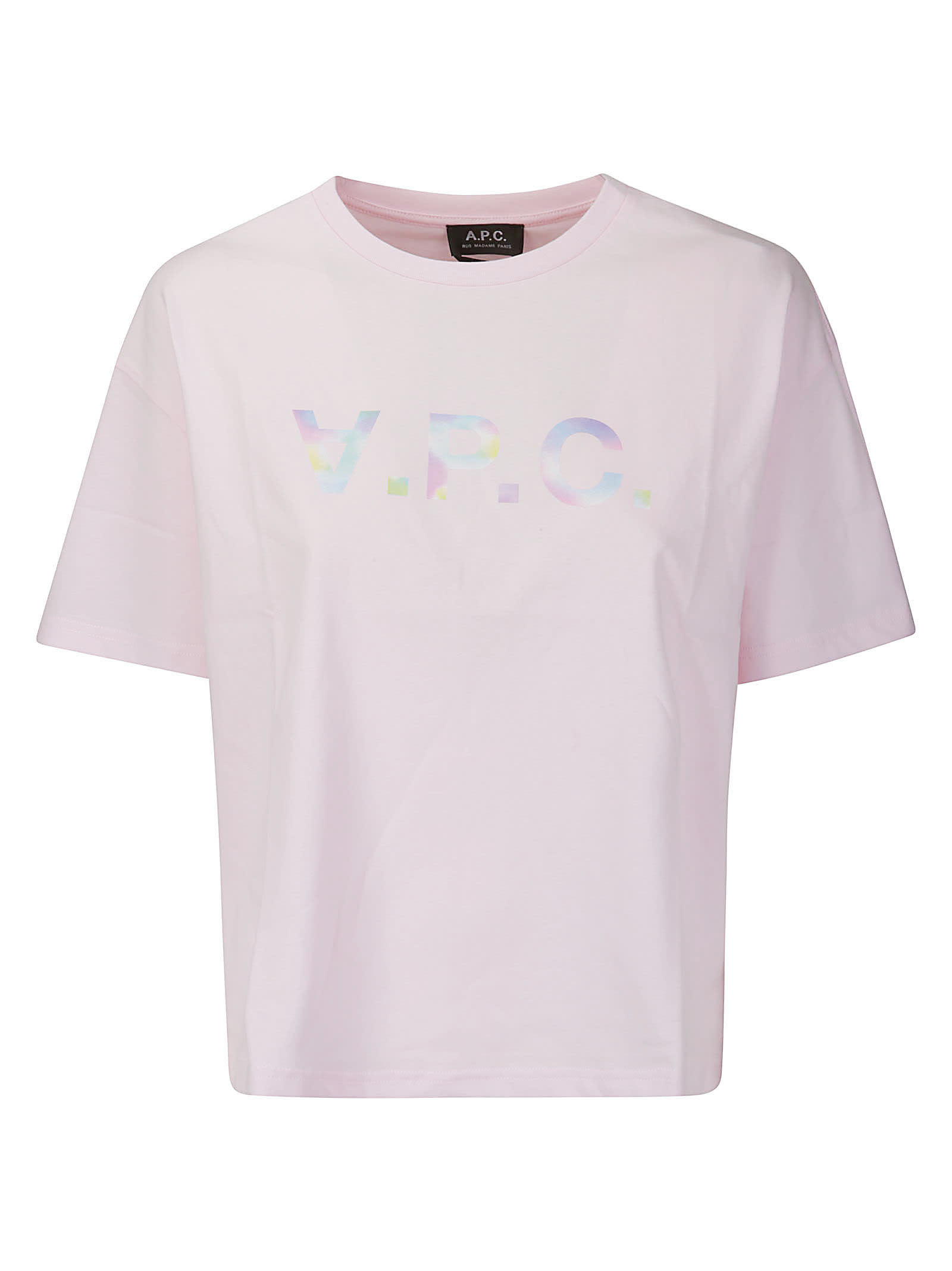 Shop Apc T-shirt Ana Print In Pink