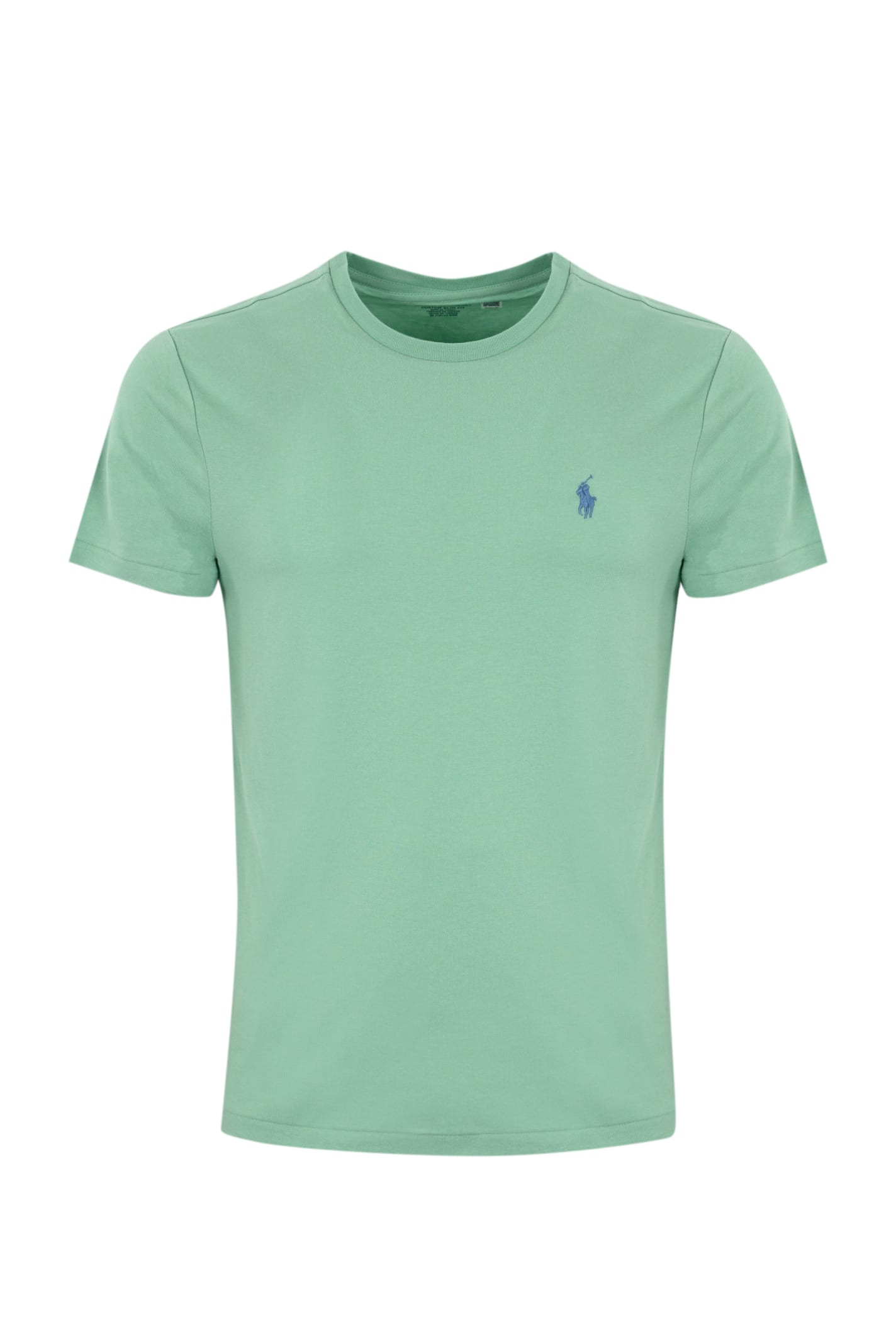 Shop Polo Ralph Lauren Cotton T-shirt With Pony Logo In Green