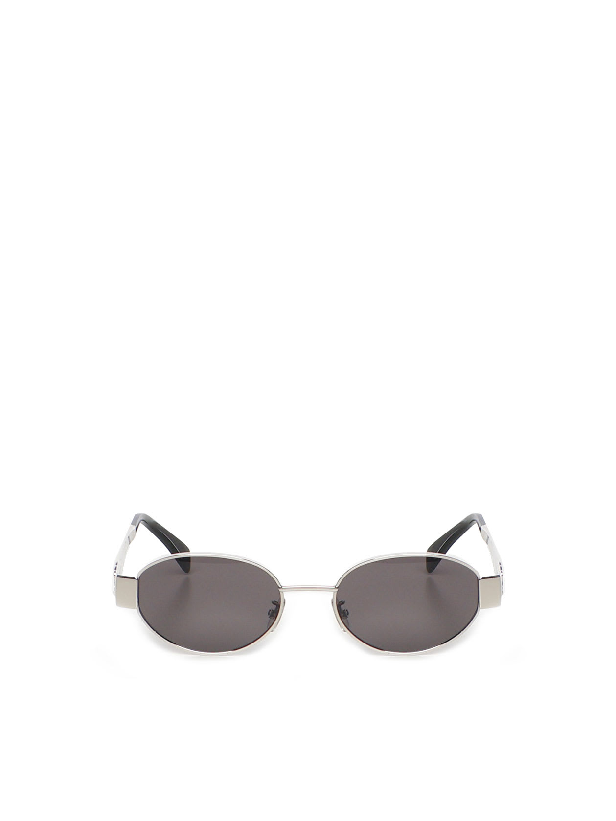 Celine Triomphe Metal 01 Metal Sunglasses In Black