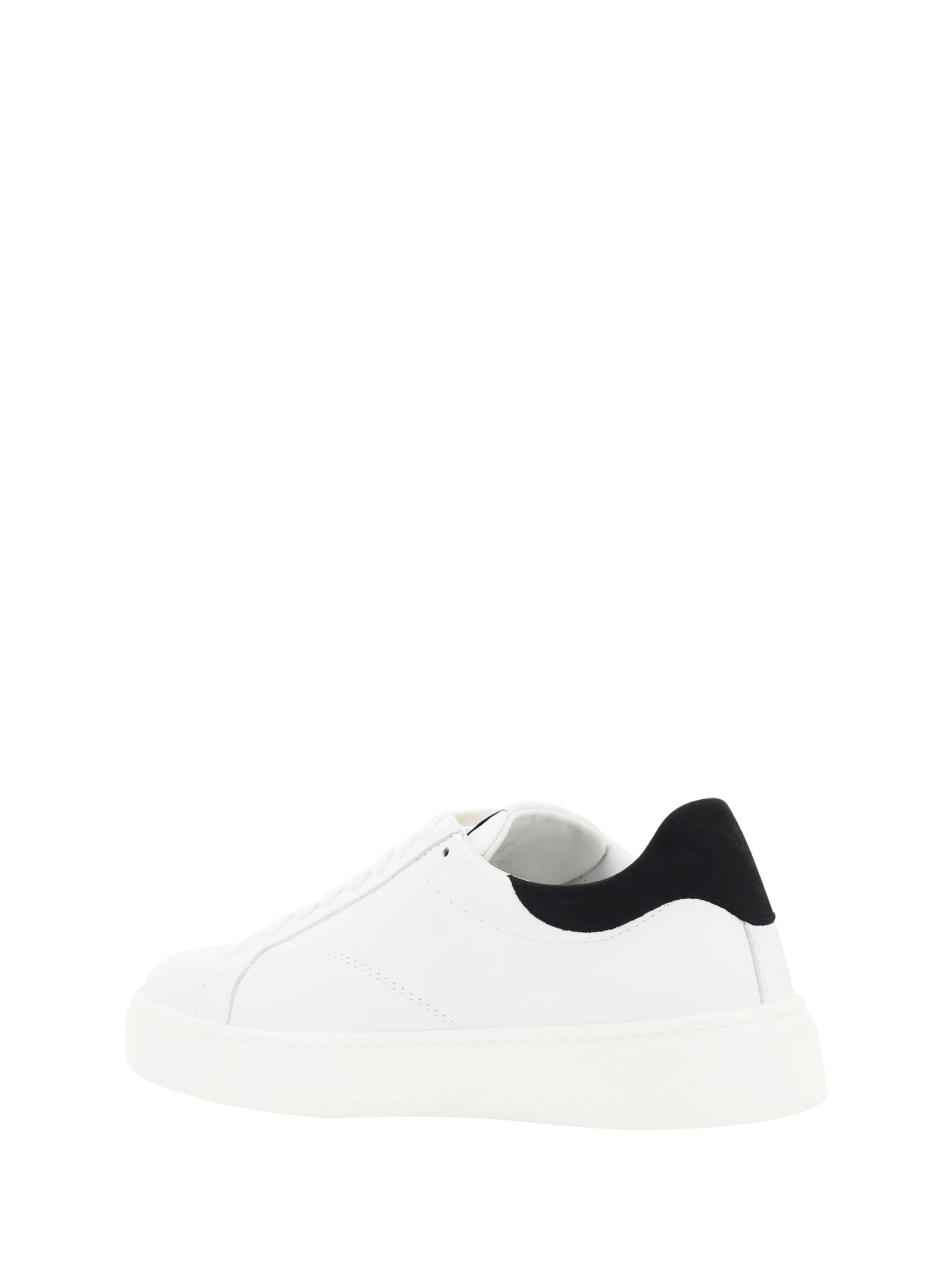 Shop Lanvin Sneakers In White/black