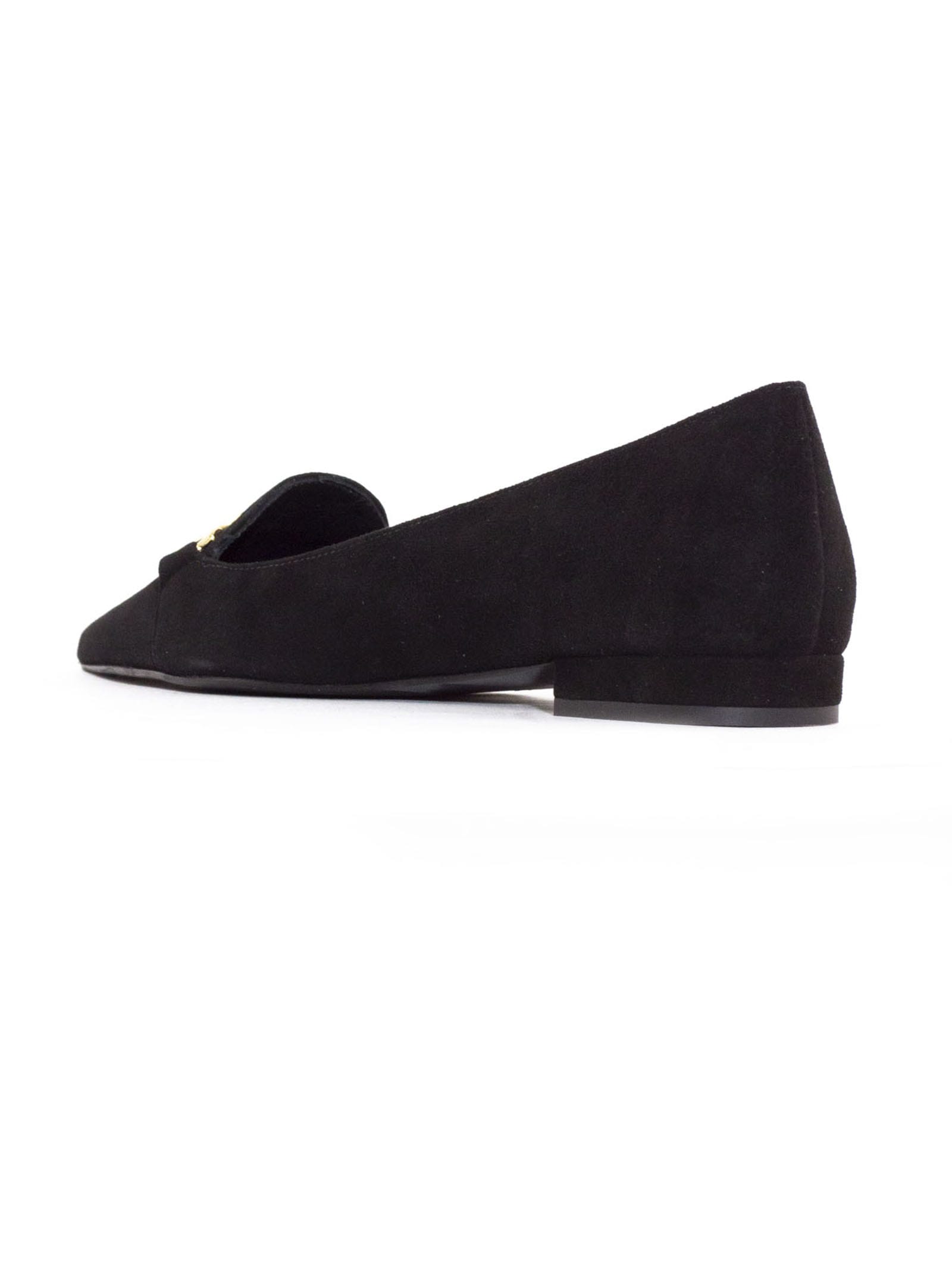 Shop Roberto Festa Black Suede Argia Loafer