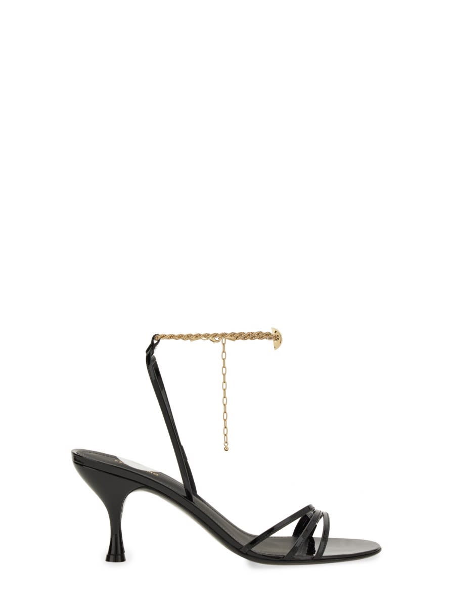 FERRAGAMO SANDAL WITH CHAIN 